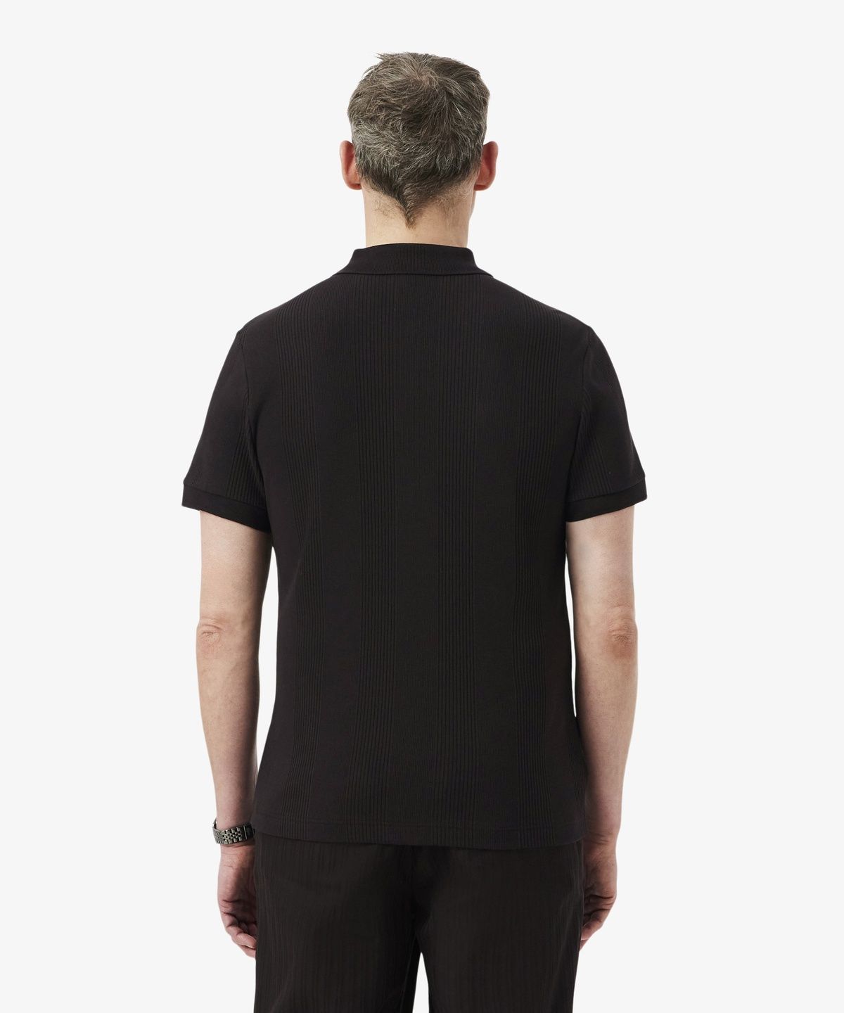 라코스테(LACOSTE) 남성 립조직 반팔 폴로 셔츠 DH2195-56G 3LA