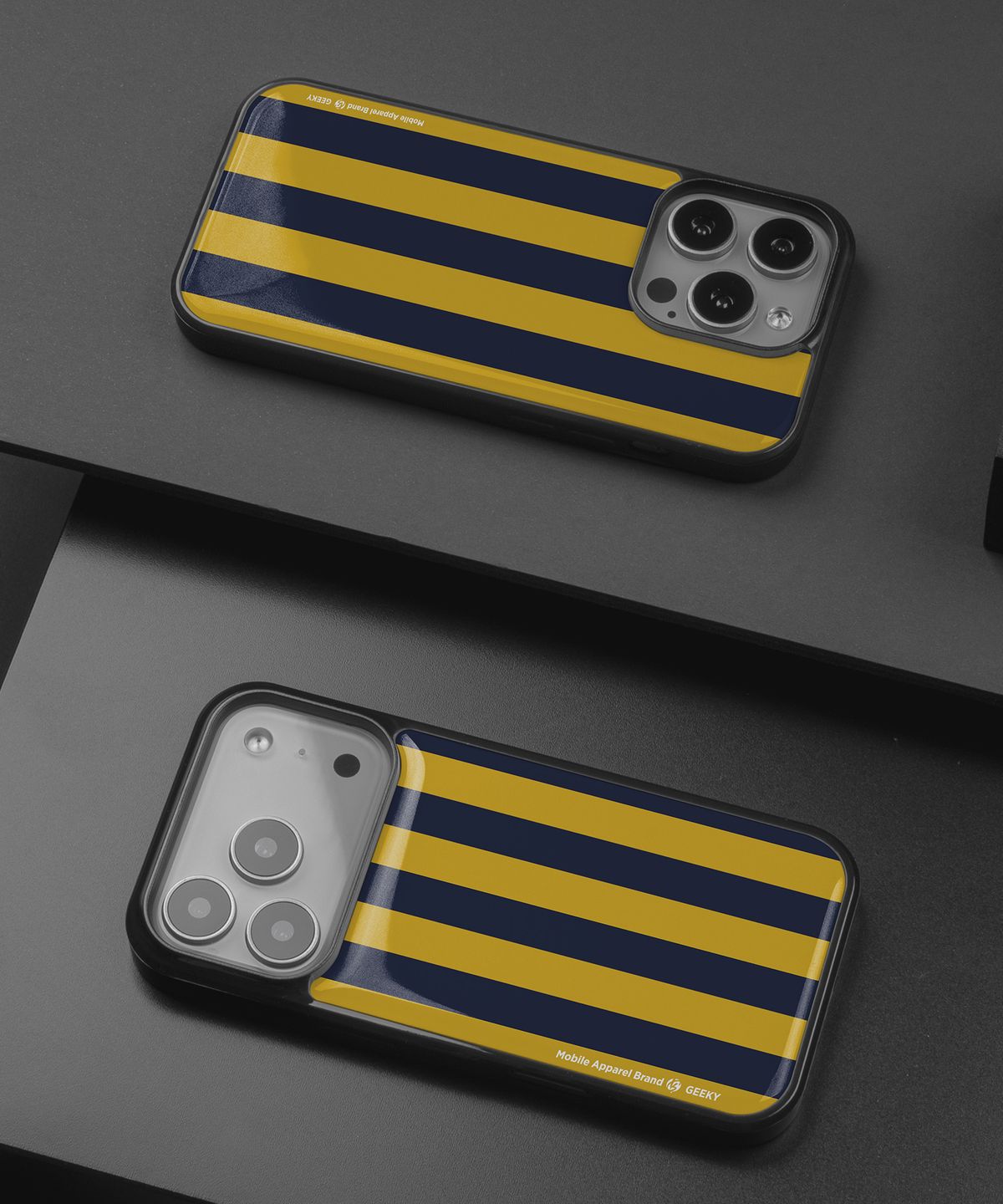 기키(GEEKY) [에폭시/글로시 범퍼케이스] Rhythm of Stripes No.04