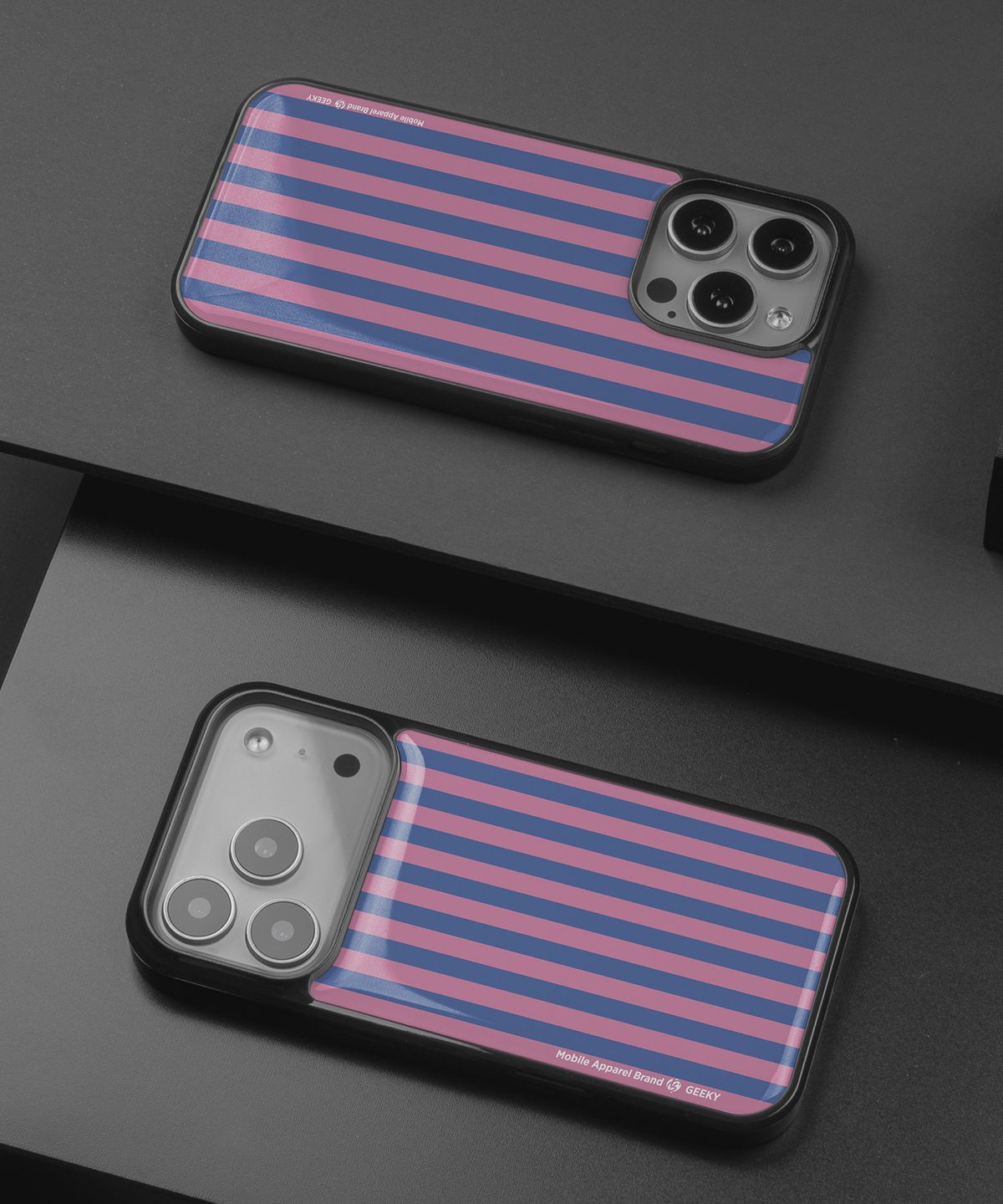 기키(GEEKY) [에폭시/글로시 범퍼케이스] Rhythm of Stripes No.05