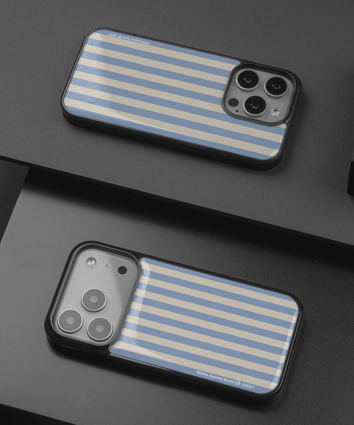 기키(GEEKY) [에폭시/글로시 범퍼케이스] Rhythm of Stripes No.06