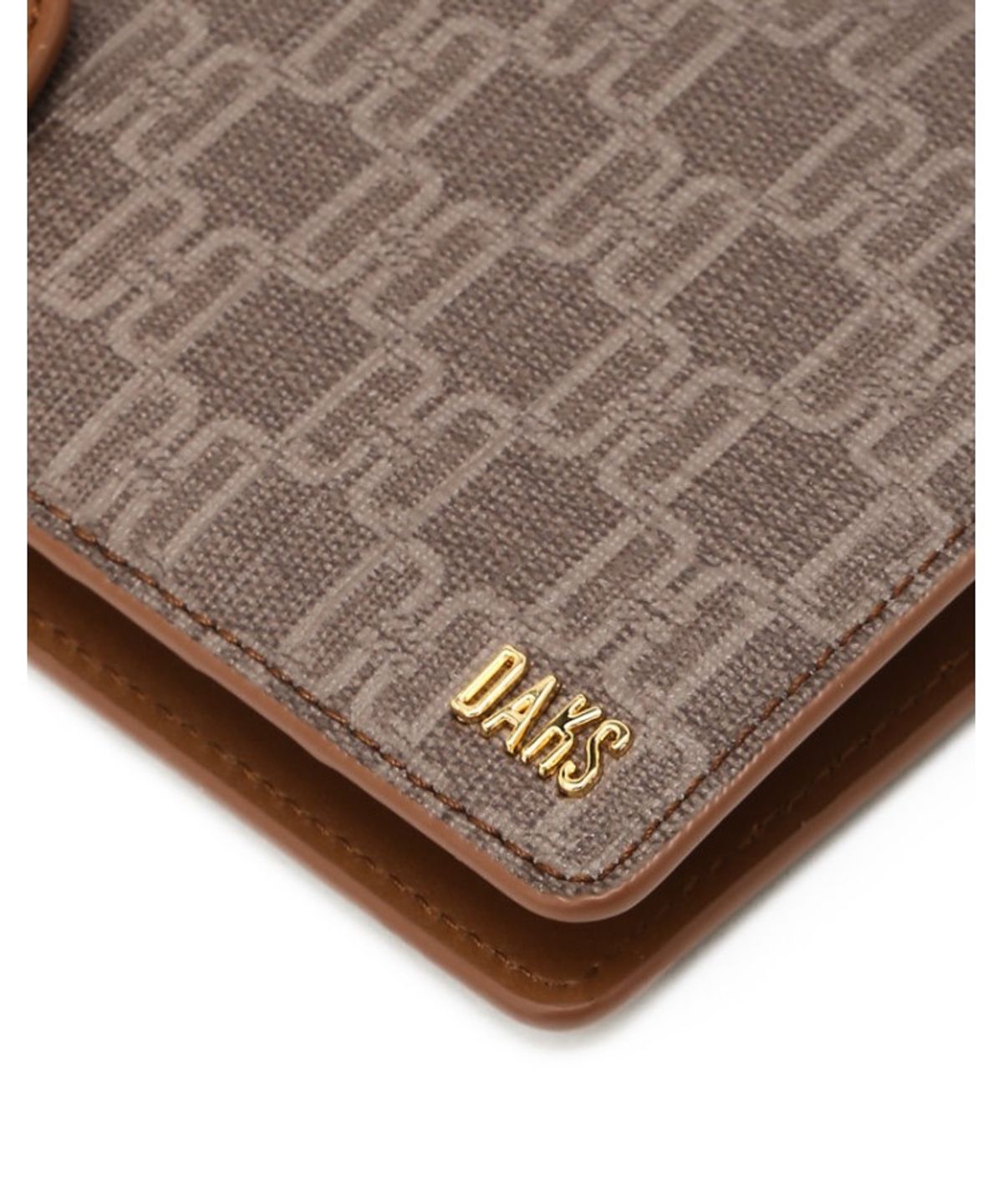 닥스 여성 액세서리(DAKS WOMENS ACCESSORIES) 세인트바넷 브라운 DD패턴 핸드폰케이스_DCHO6E805W2