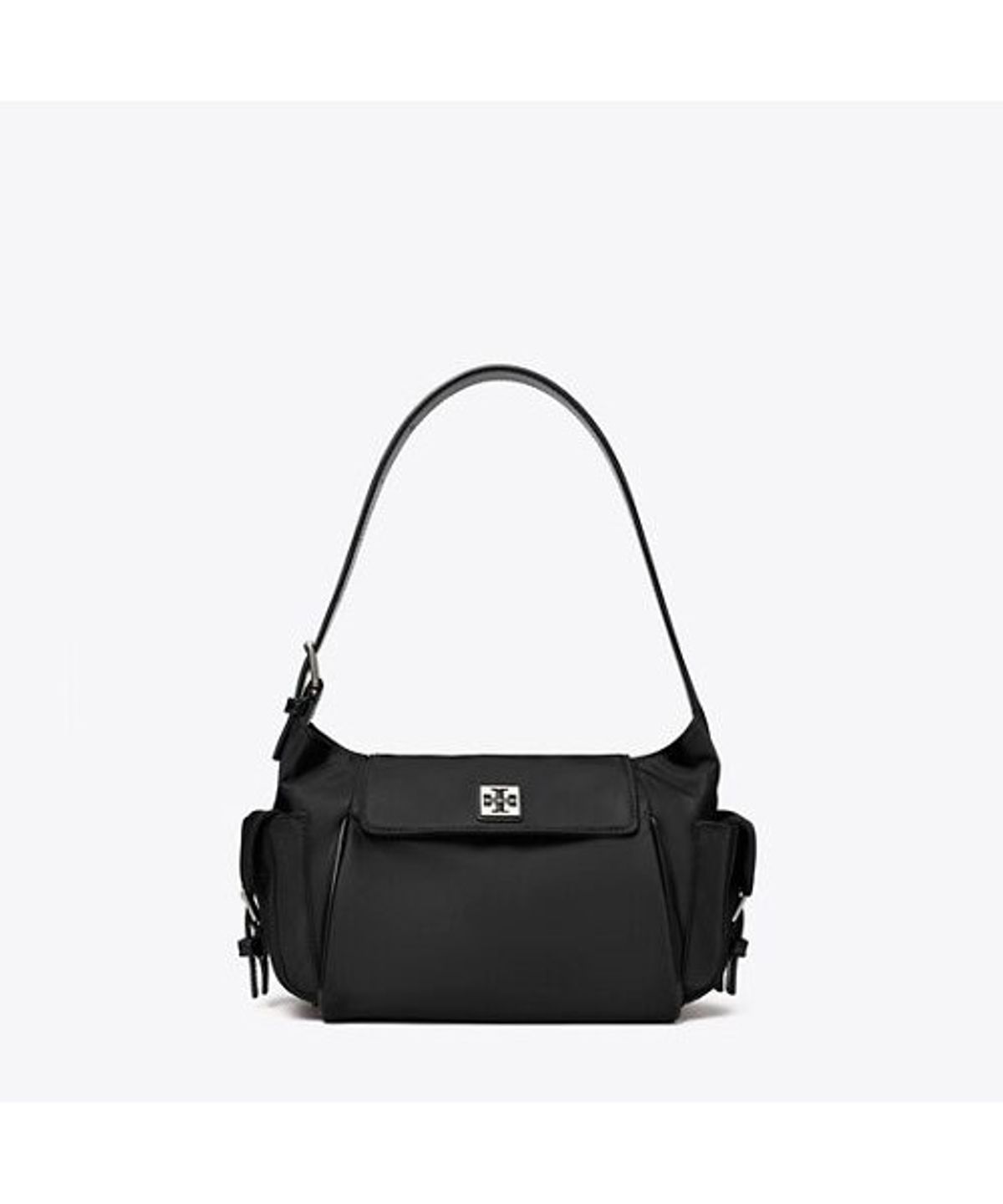 토리버치(TORYBURCH) 버지니아 포켓 숄더백 - 블랙