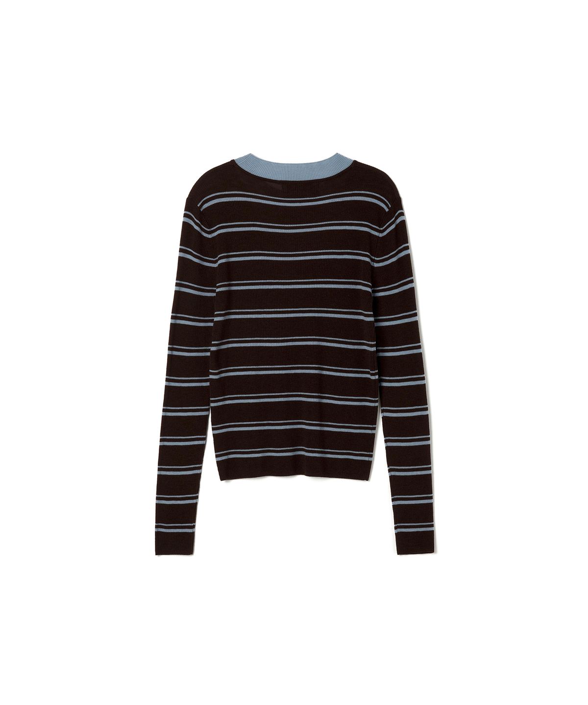 스튜디오앤파르크(STUDIO&PARC) Wool 100% Striped Knit_Brown