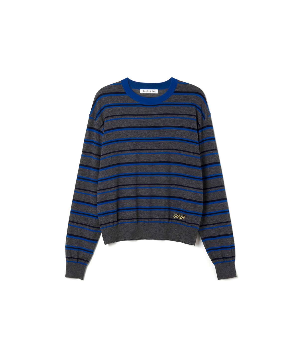 스튜디오앤파르크(STUDIO&PARC) Multi Striped Knit_Grey