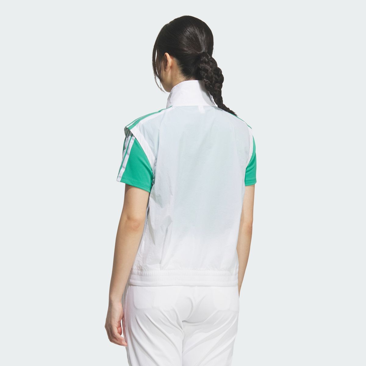 아디다스 골프(ADIDAS GOLF) 3-스트라이프 우븐 베스트 KD7203