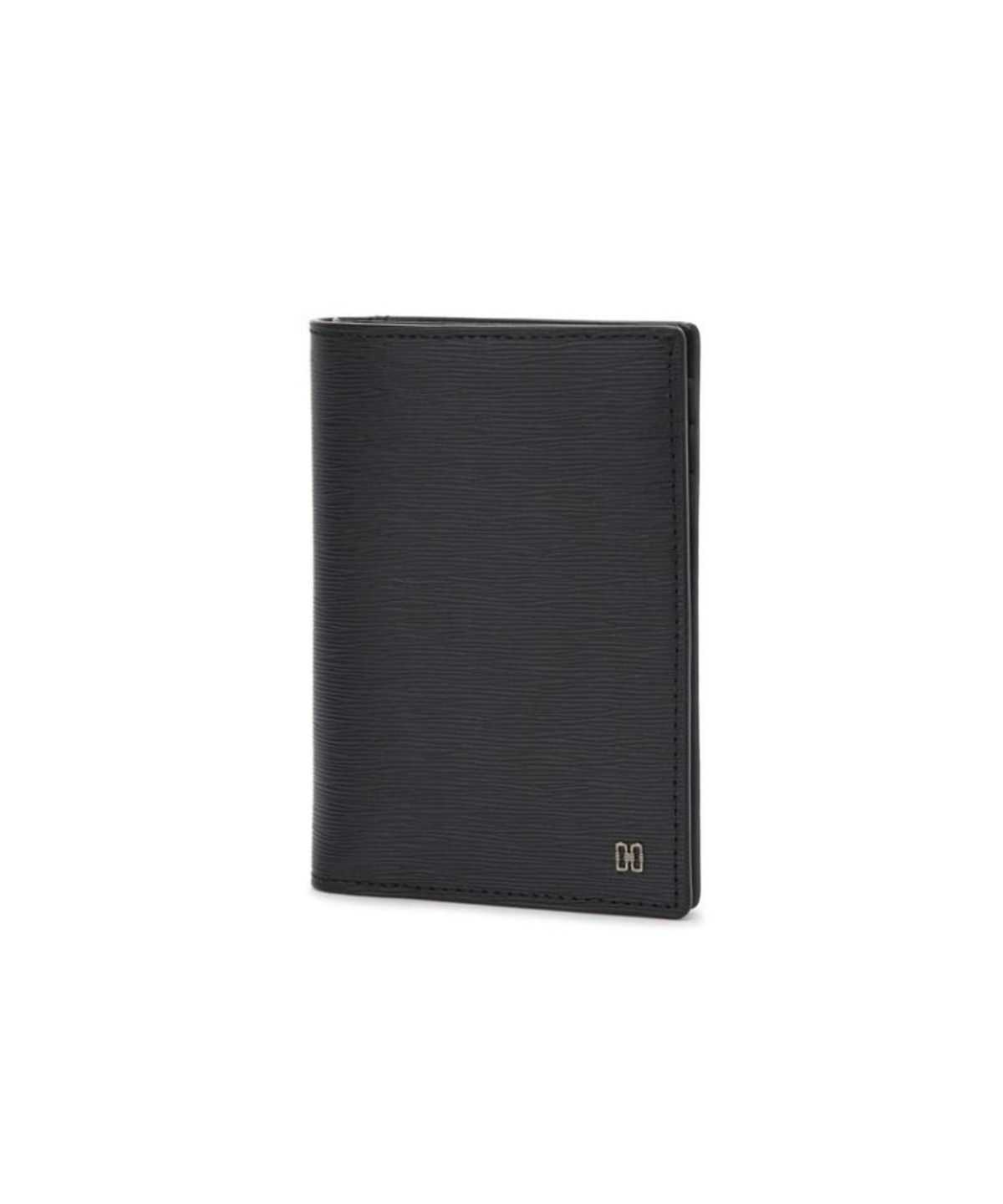 닥스 남성 액세서리(DAKS MEN'S ACCESSORIES) 블랙 소가죽 로고장식_DBHO6EE25BK