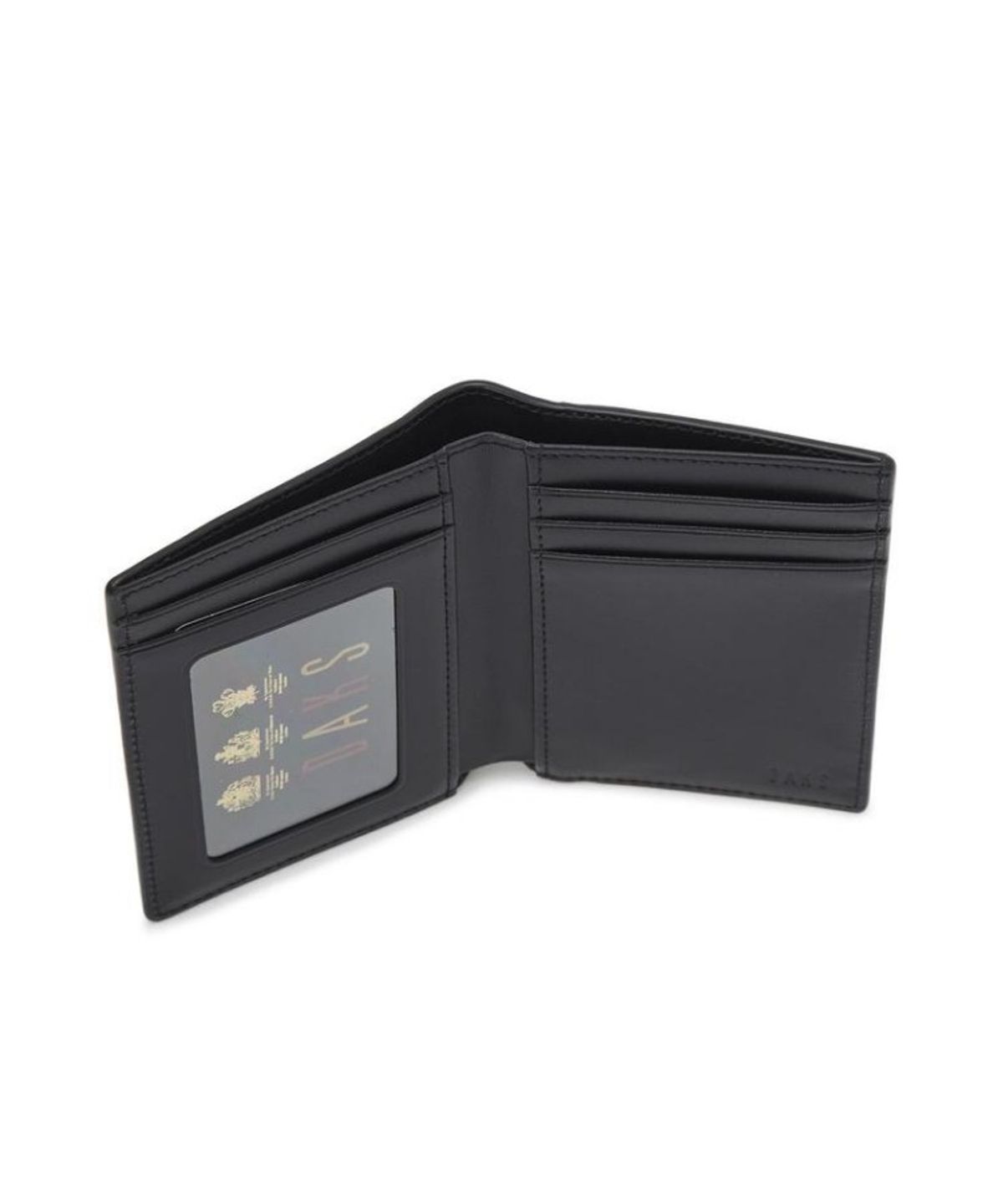 닥스 남성 액세서리(DAKS MEN'S ACCESSORIES) 블랙 소가죽 로고장식_DBHO6EE25BK