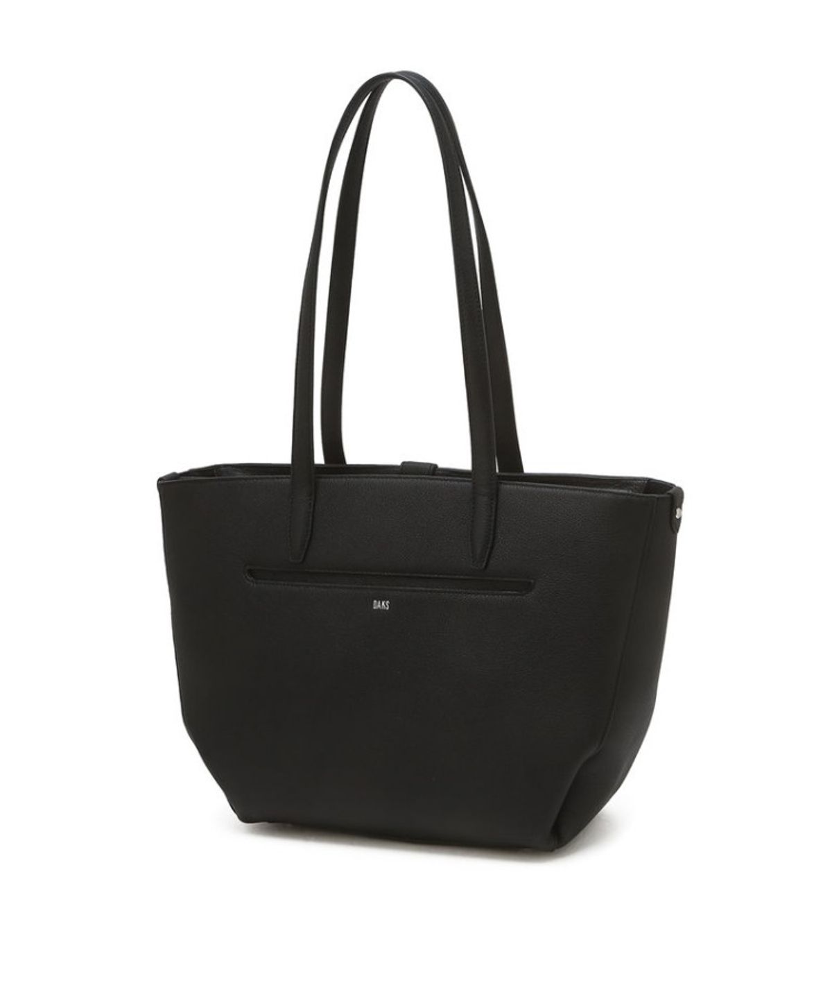 닥스 여성 액세서리(DAKS WOMENS ACCESSORIES) 블랙 소가죽 숄더백 L_DCBA5F257BK