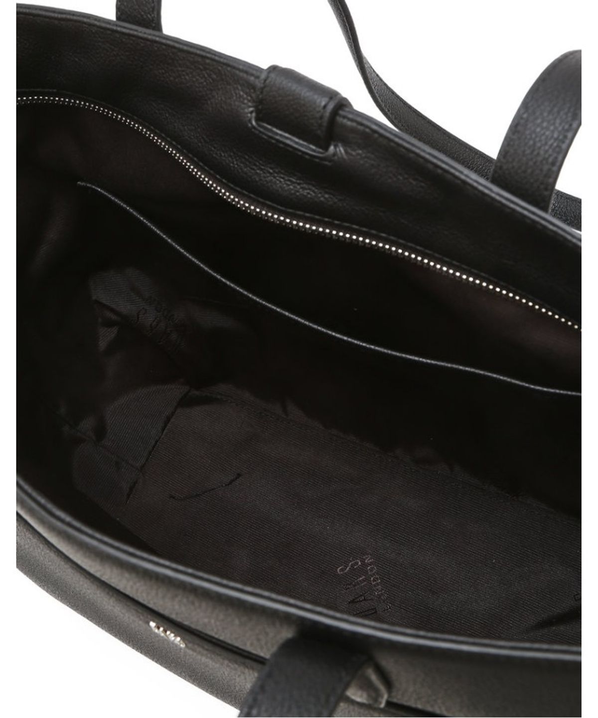 닥스 여성 액세서리(DAKS WOMENS ACCESSORIES) 블랙 소가죽 숄더백 L_DCBA5F257BK