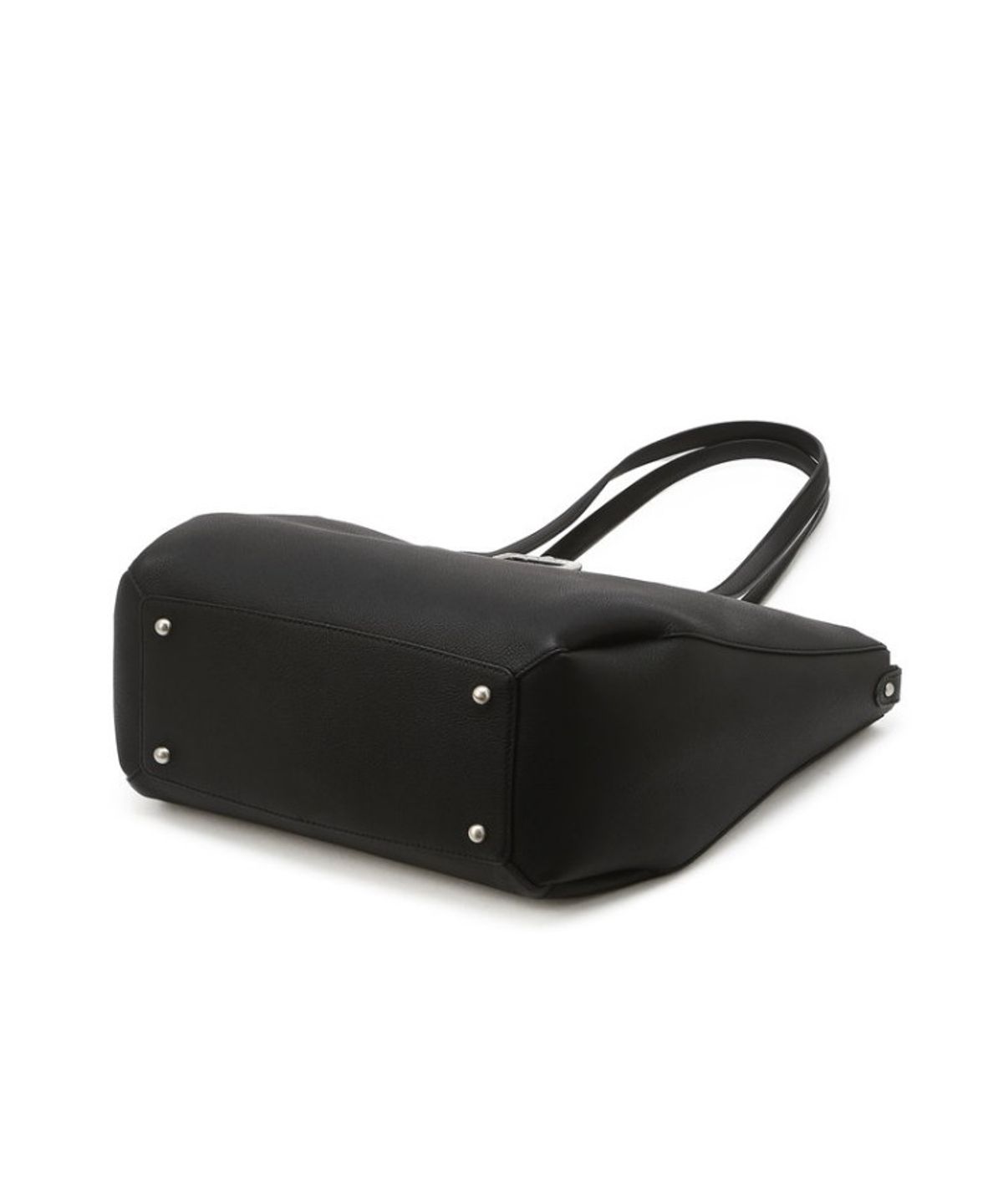 닥스 여성 액세서리(DAKS WOMENS ACCESSORIES) 블랙 소가죽 숄더백 L_DCBA5F257BK