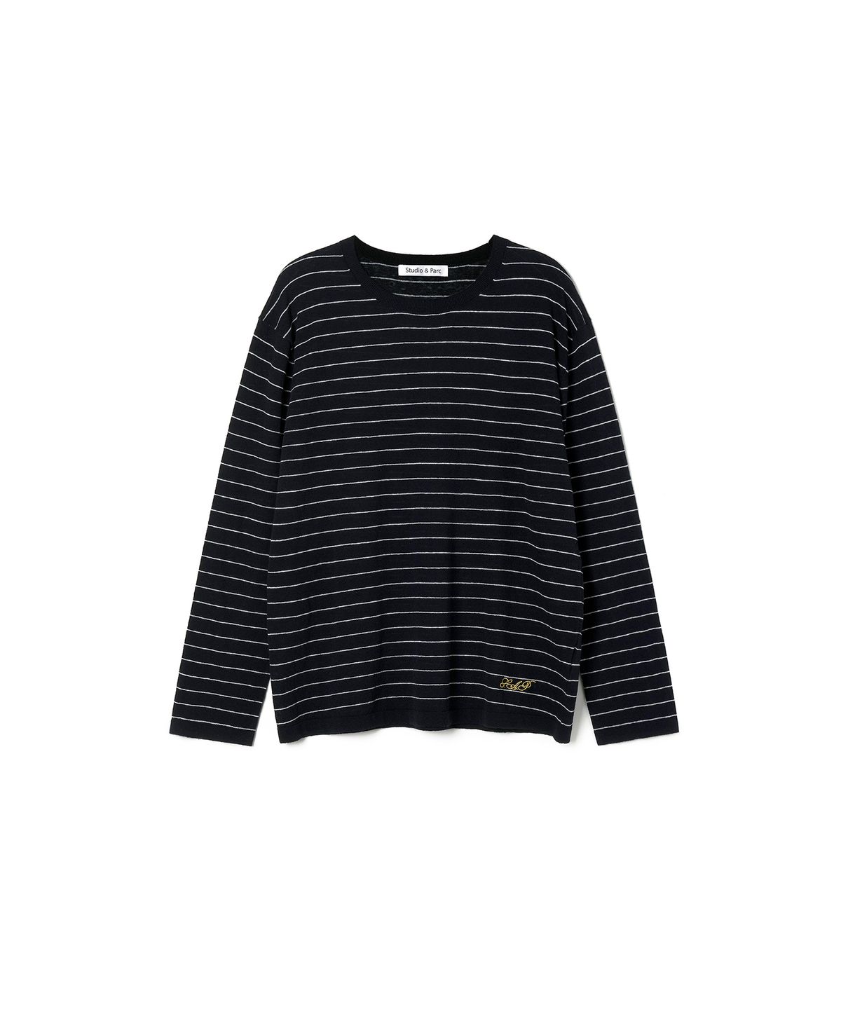 스튜디오앤파르크(STUDIO&PARC) Striped Knit_Navy