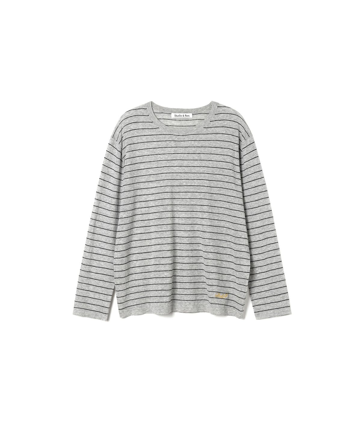 스튜디오앤파르크(STUDIO&PARC) Striped Knit_Grey
