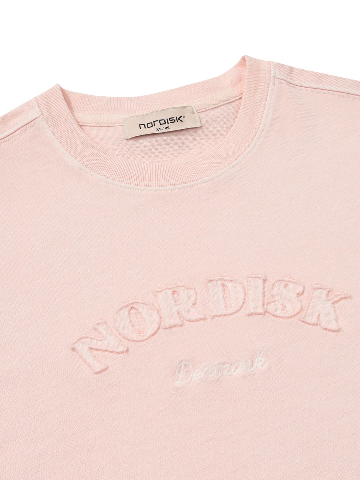 노르디스크(NORDISK) 피그먼트 반팔 티셔츠 - W_Greyish Pink