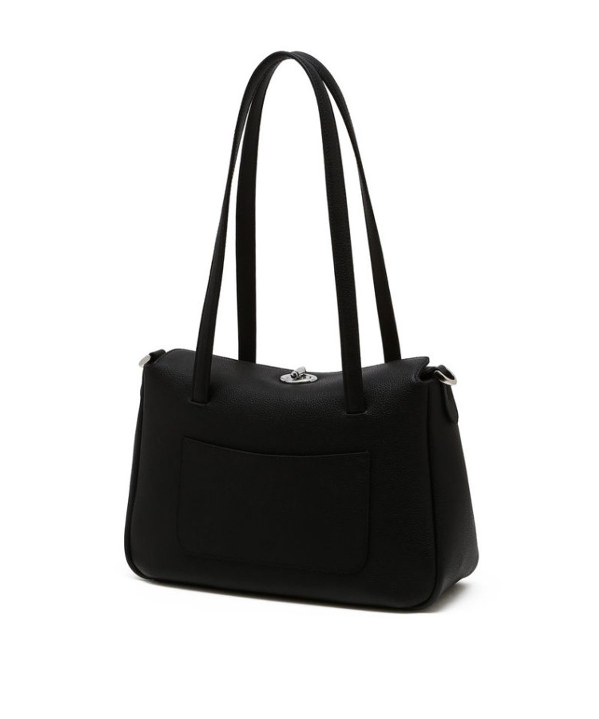 닥스 여성 액세서리(DAKS WOMENS ACCESSORIES) 블랙 O 락장식 플랩형 숄더백 M_DCBA6E941BK