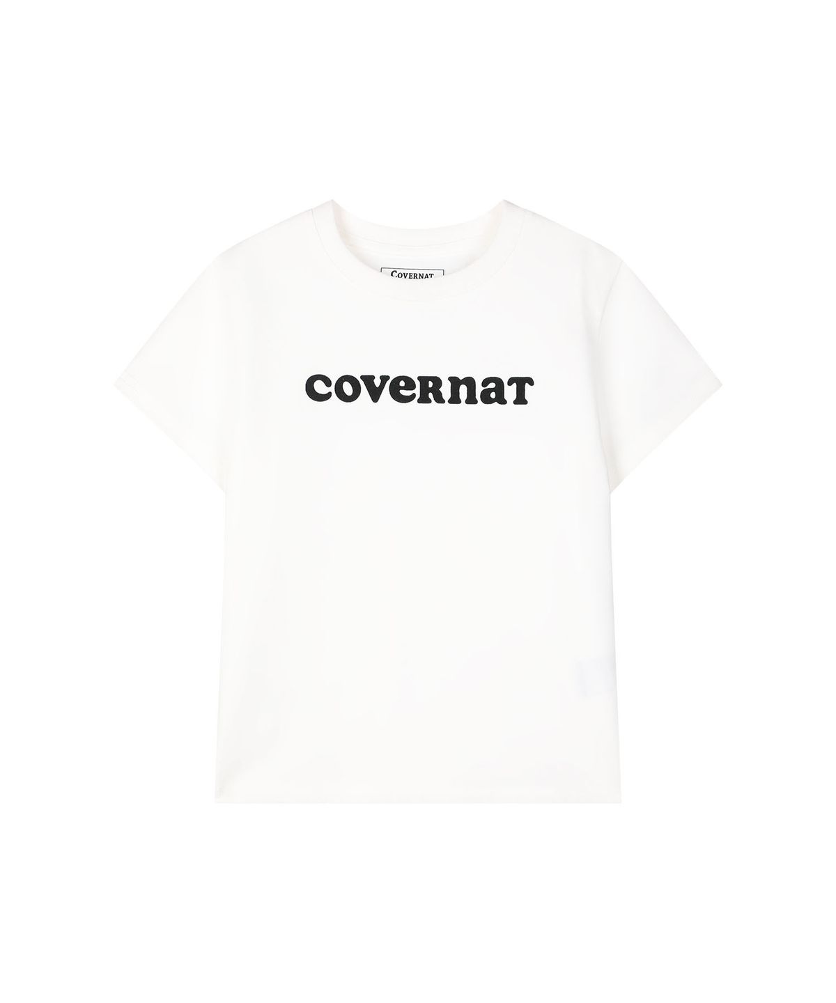 커버낫 키즈(COVERNAT KIDS) 쿠퍼로고 티셔츠 화이트 CK2602ST68WH