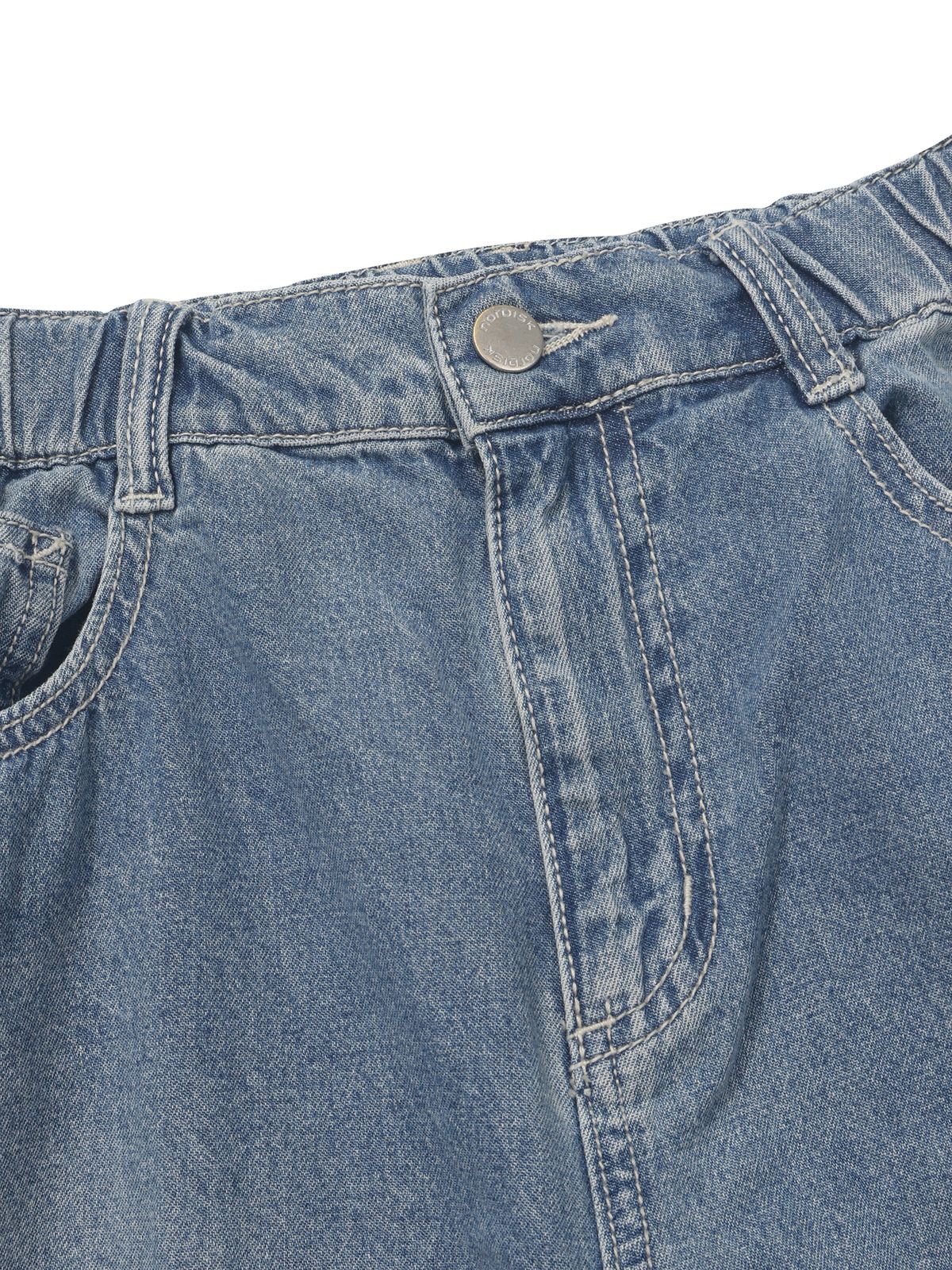노르디스크(NORDISK) 라이트 데님 스트레이트 팬츠 (릴렉스 핏) - W_SMOKEY BLUE
