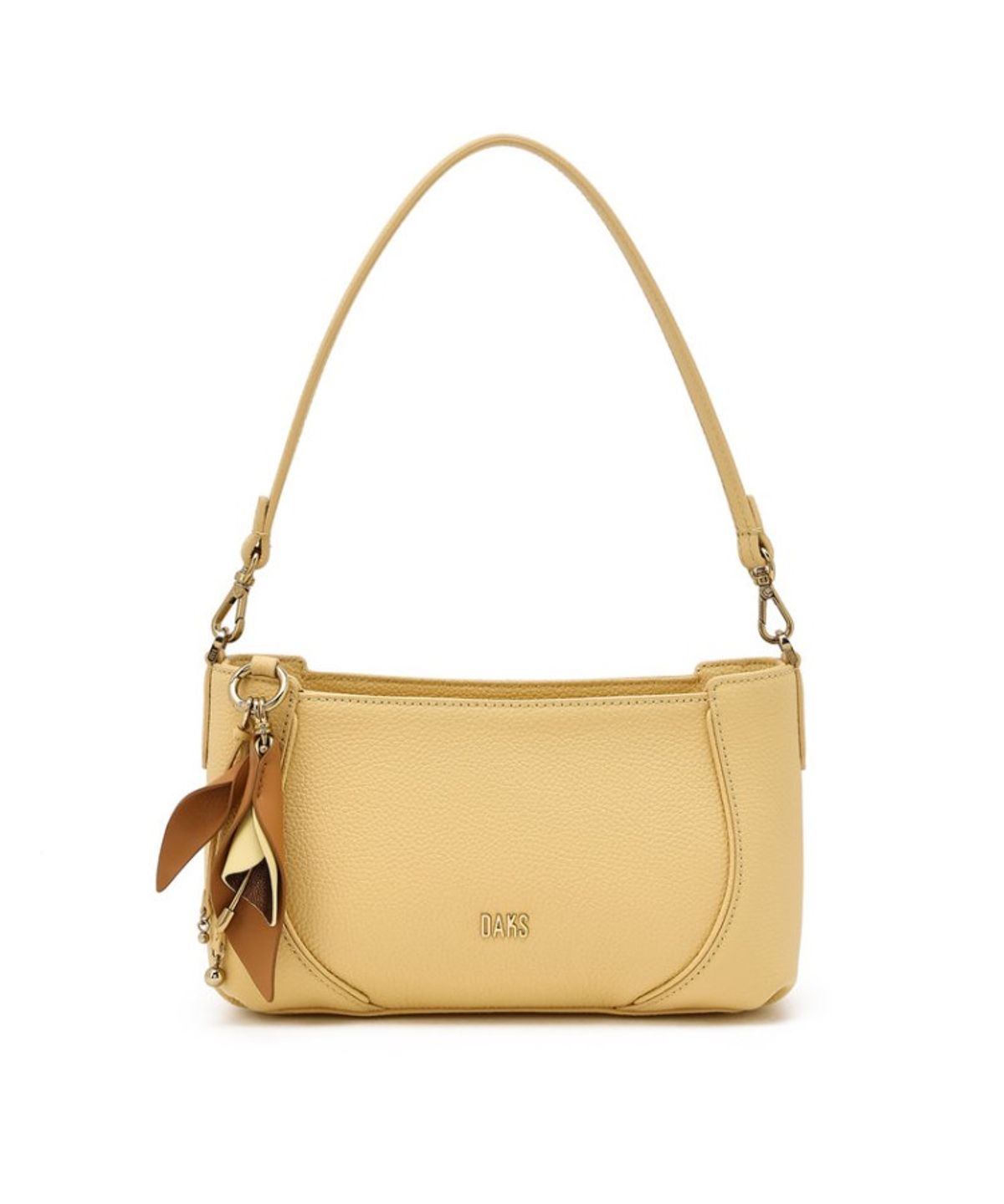 닥스 여성 액세서리(DAKS WOMENS ACCESSORIES) 소가죽 플라워 참장식 숄더백S_DCBA6E560Y2