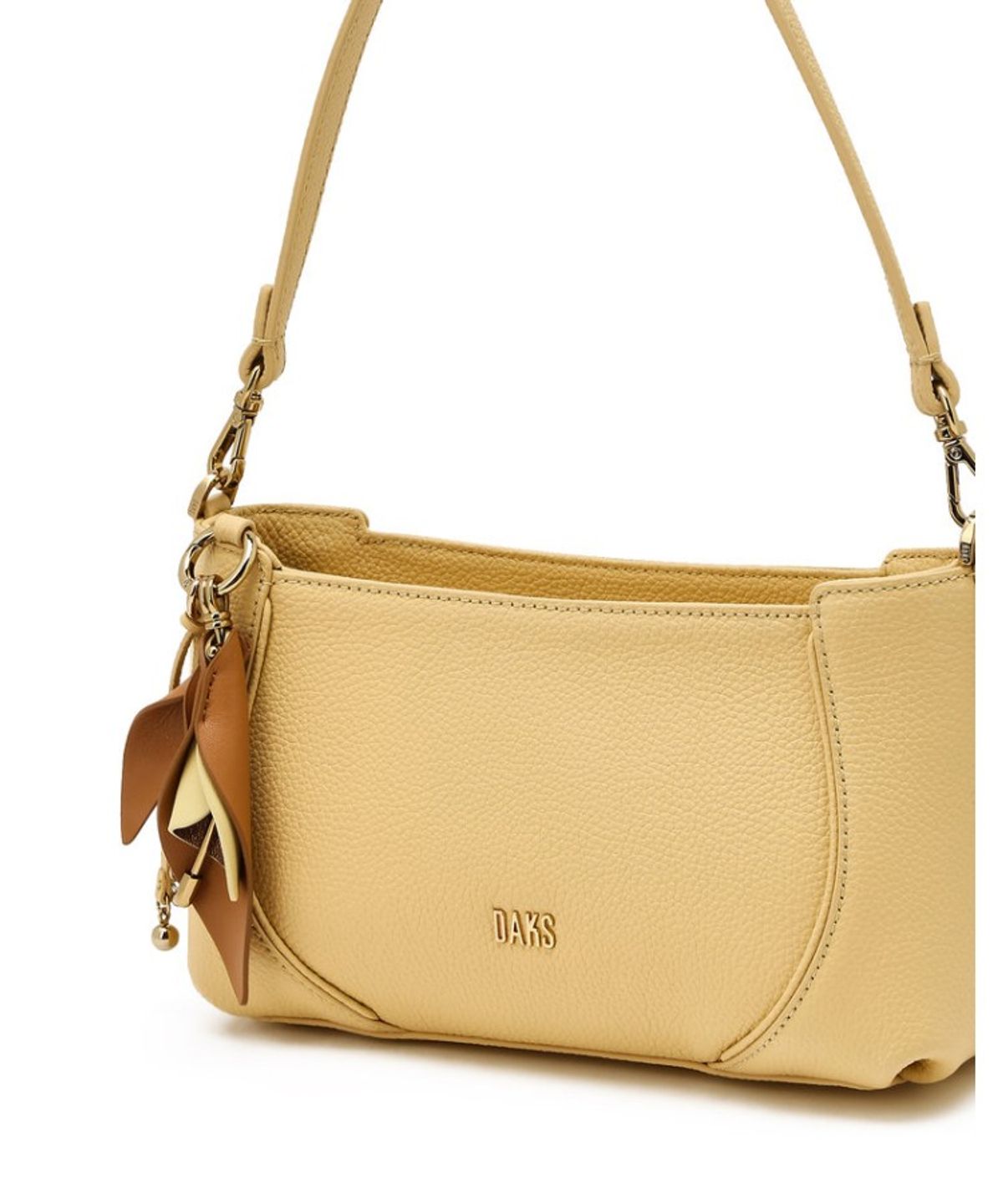 닥스 여성 액세서리(DAKS WOMENS ACCESSORIES) 소가죽 플라워 참장식 숄더백S_DCBA6E560Y2