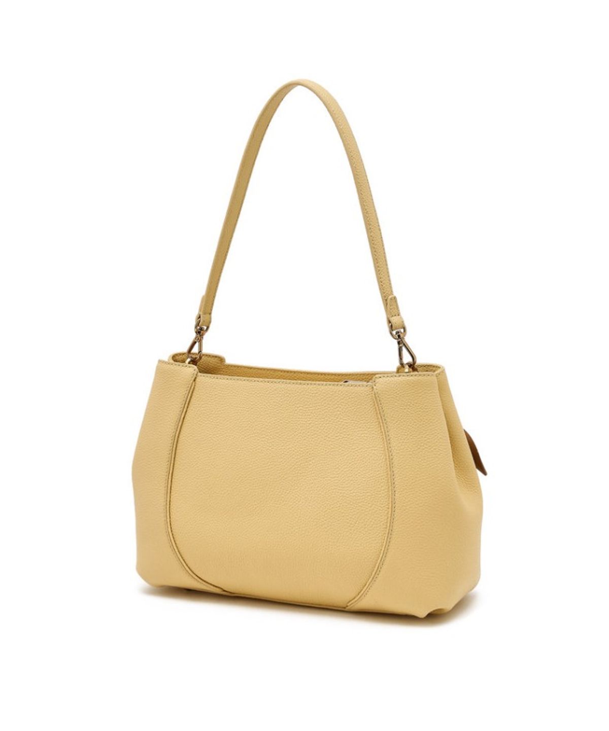 닥스 여성 액세서리(DAKS WOMENS ACCESSORIES) 옐로우 소가죽 플라워 참장식 숄더백 M_DCBA6E562Y2