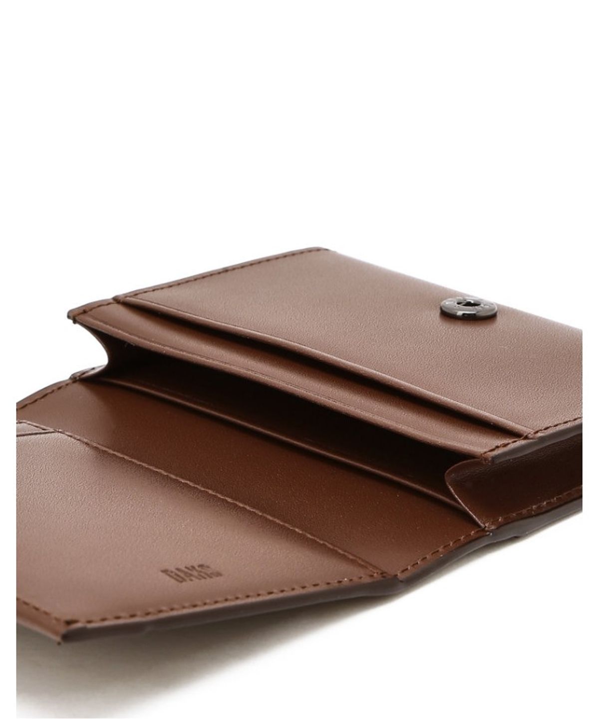 닥스 남성 액세서리(DAKS MEN'S ACCESSORIES) 브라운 가죽콤비 명함지갑_DBHO6E757W3