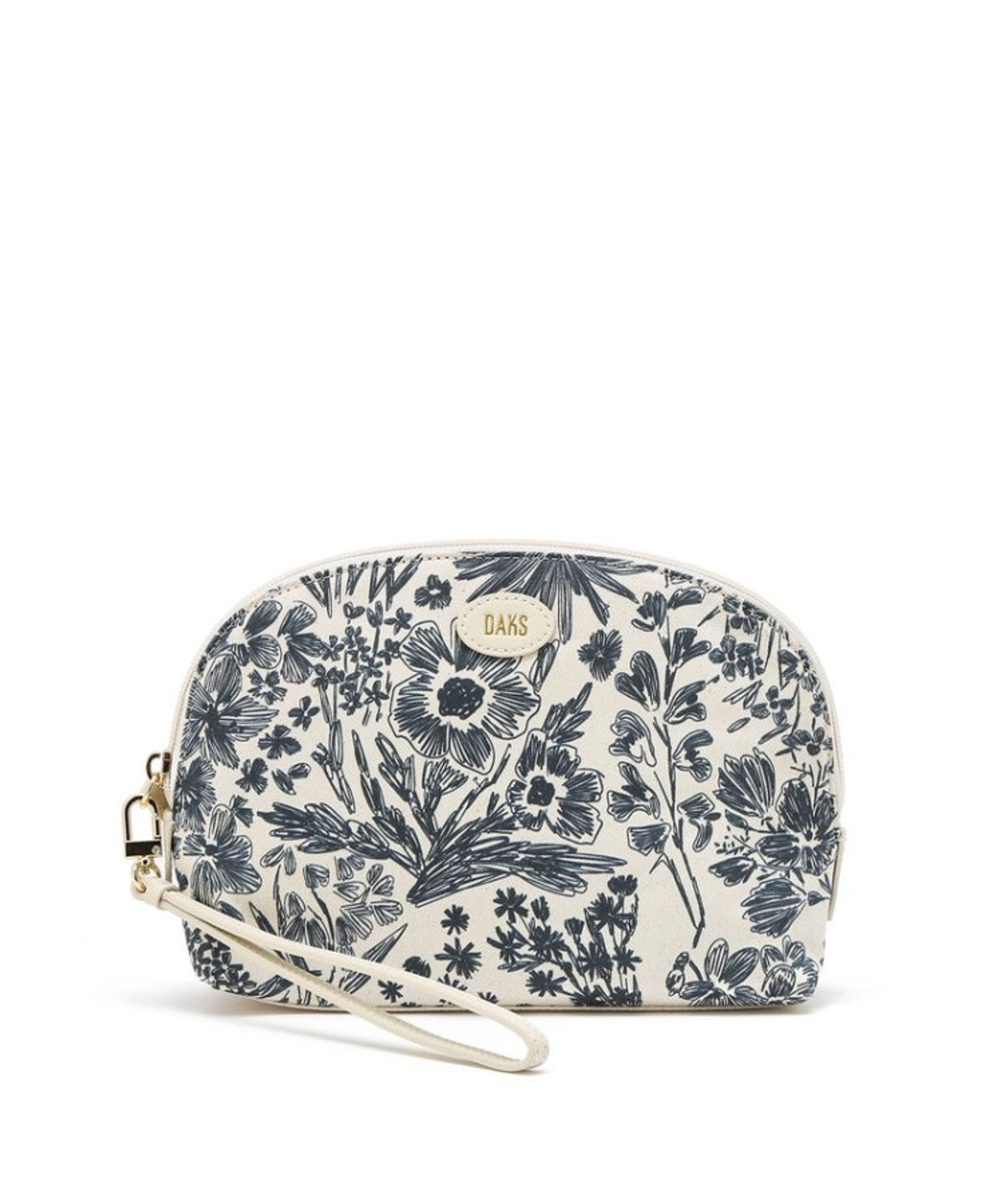 닥스 여성 액세서리(DAKS WOMENS ACCESSORIES) 네이비 패턴 패브릭 파우치_DCHO6E101N1