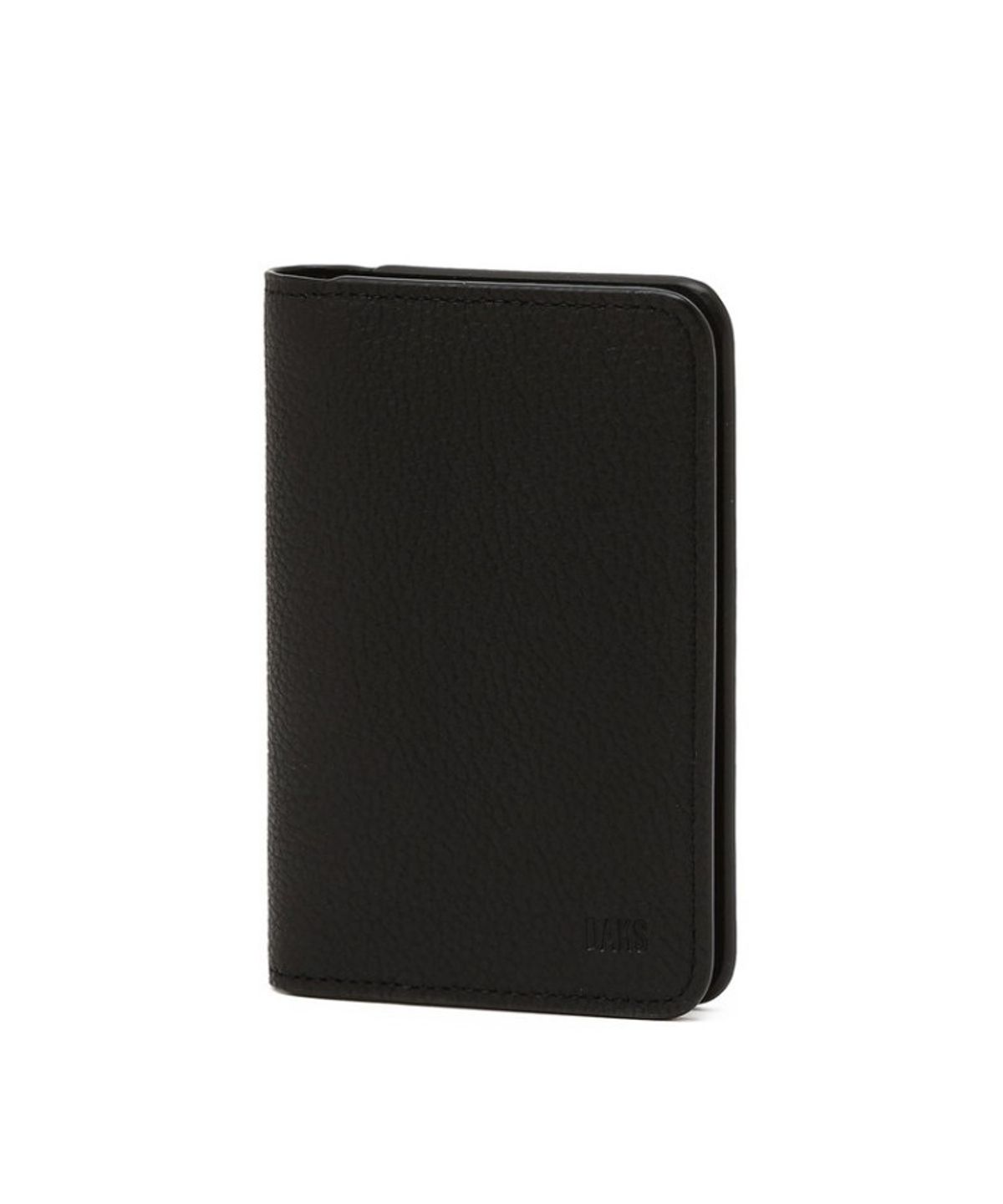 닥스 남성 액세서리(DAKS MEN'S ACCESSORIES) 슬림 블랙 카드지갑_DBHO6E750BK