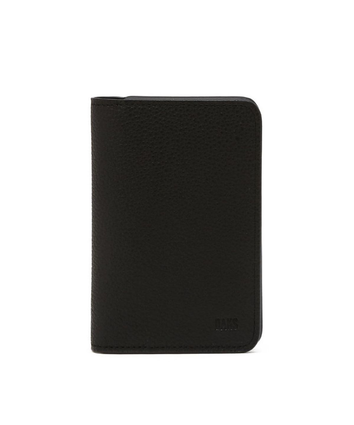 닥스 남성 액세서리(DAKS MEN'S ACCESSORIES) 슬림 블랙 카드지갑_DBHO6E750BK
