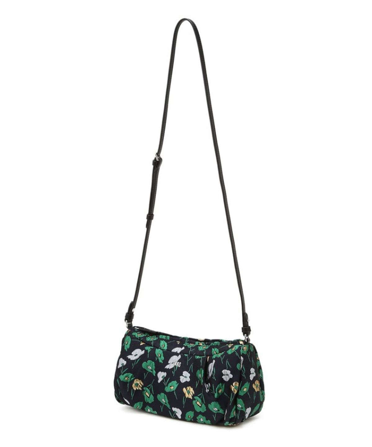 닥스 여성 액세서리(DAKS WOMENS ACCESSORIES) 그린 플라워 패턴 원단 미니 숄더 겸 크로스백_DCBA6E510E3