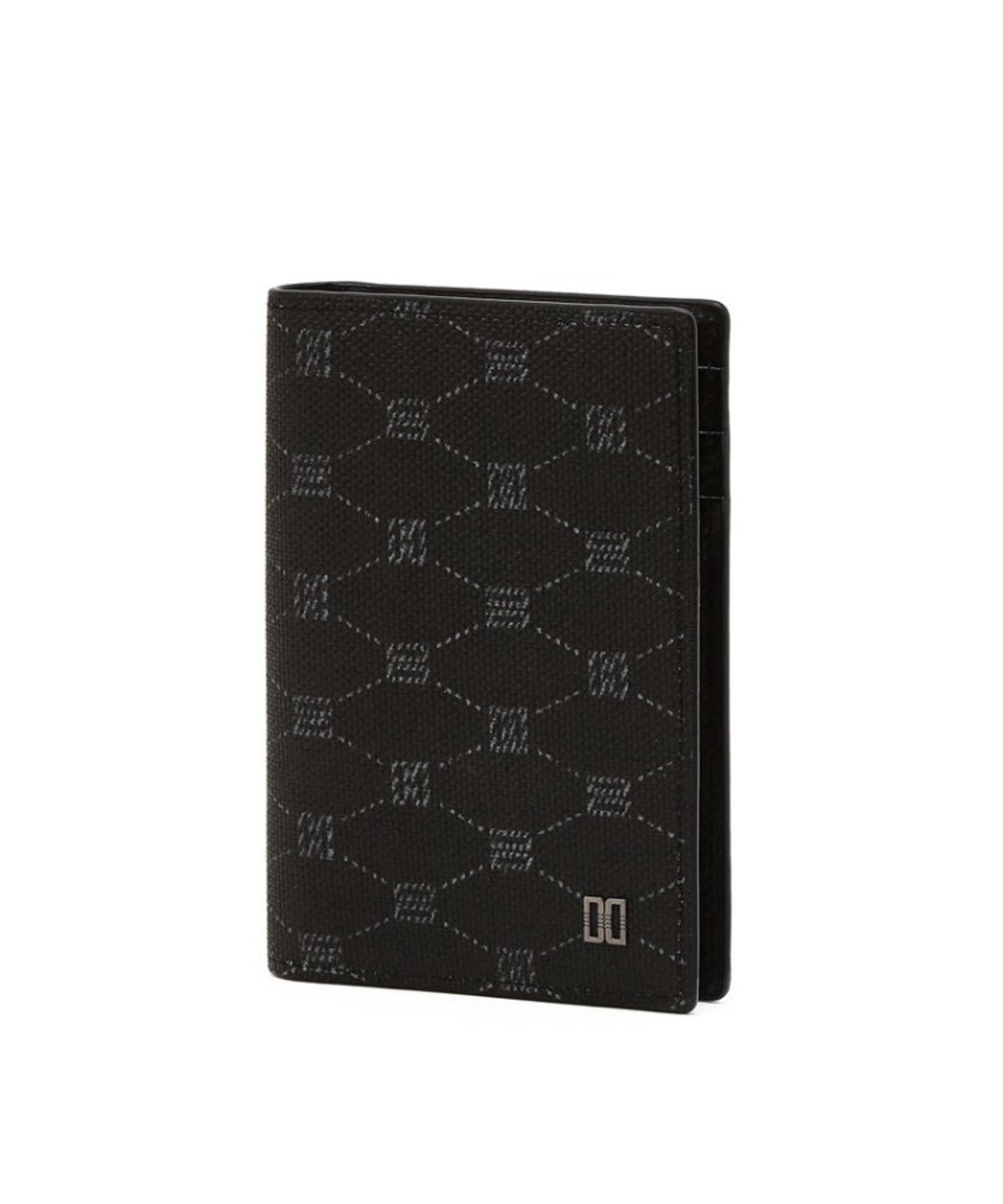 닥스 남성 액세서리(DAKS MEN'S ACCESSORIES) 엠블 DD패턴 블랙 카드지갑_DBHO6E765BK