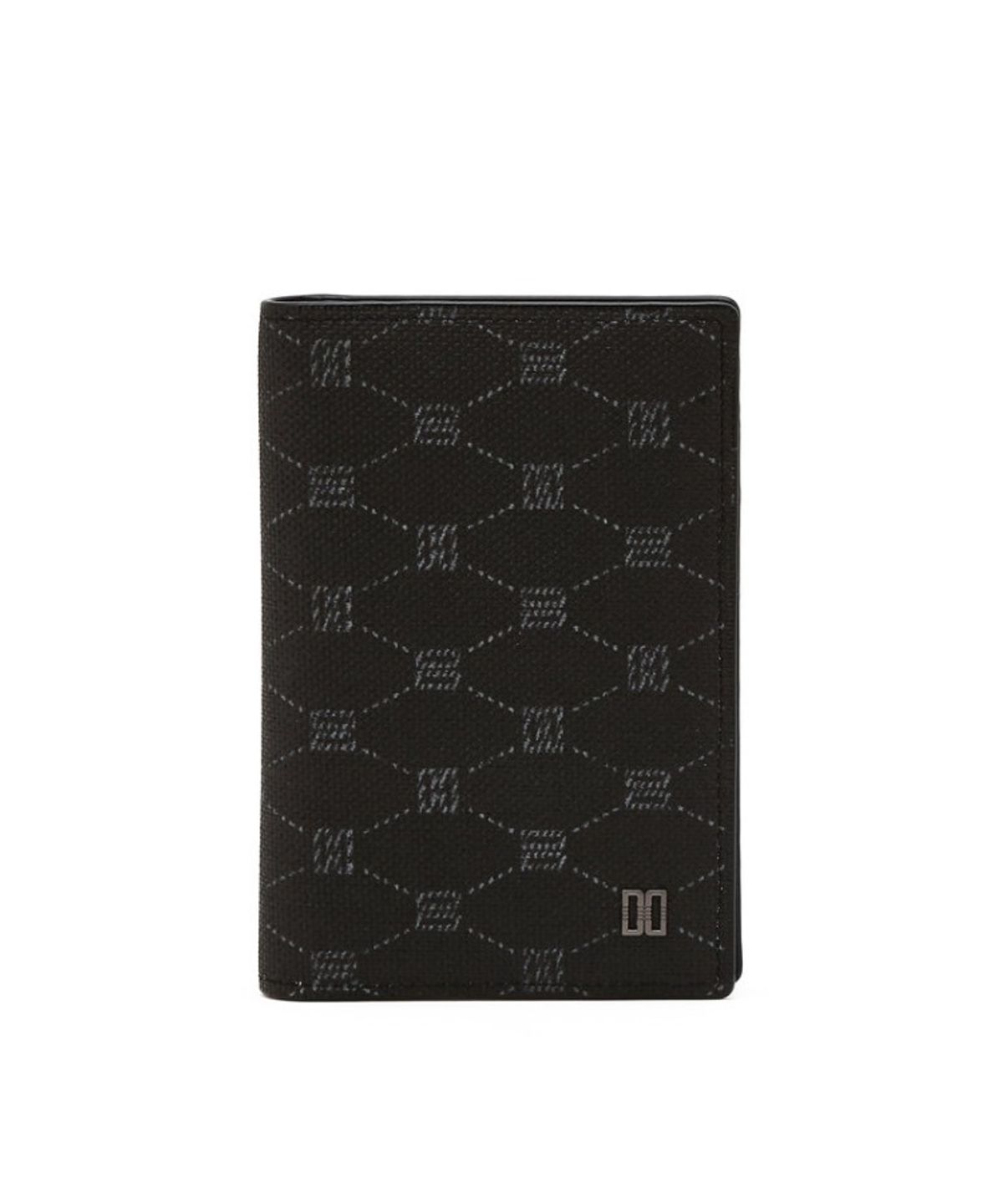 닥스 남성 액세서리(DAKS MEN'S ACCESSORIES) 엠블 DD패턴 블랙 카드지갑_DBHO6E765BK