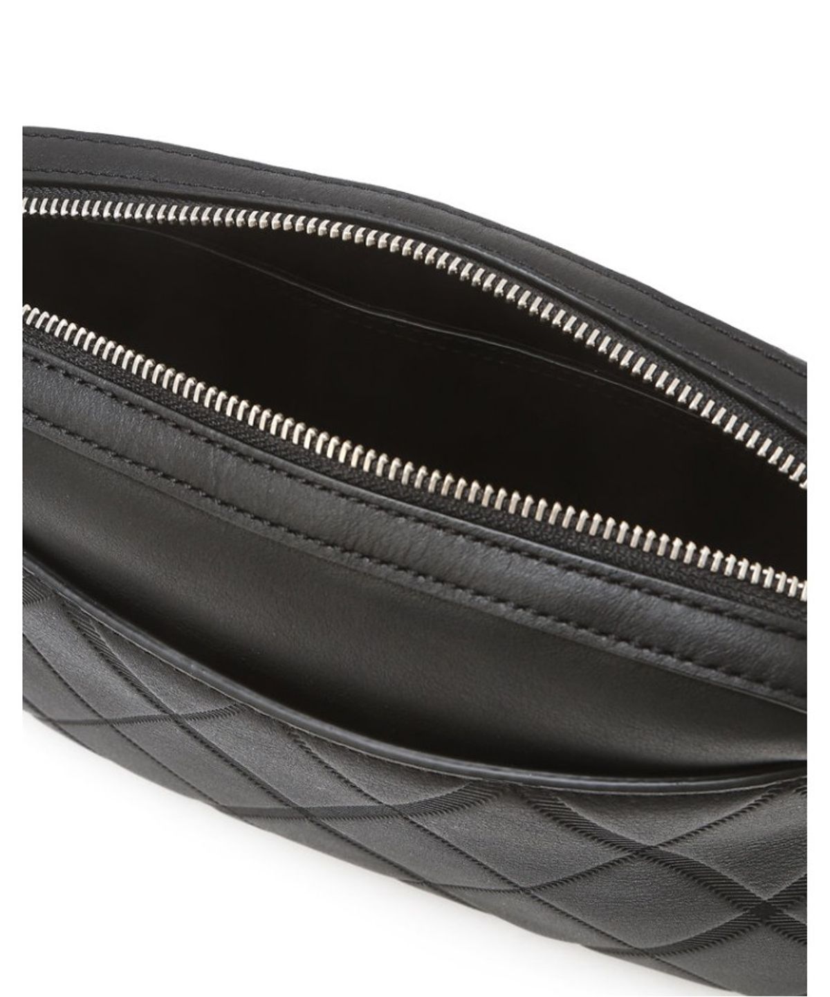 닥스 여성 액세서리(DAKS WOMENS ACCESSORIES) 블랙 아가일 패턴 소가죽 크로스백_DCBA6E440BK