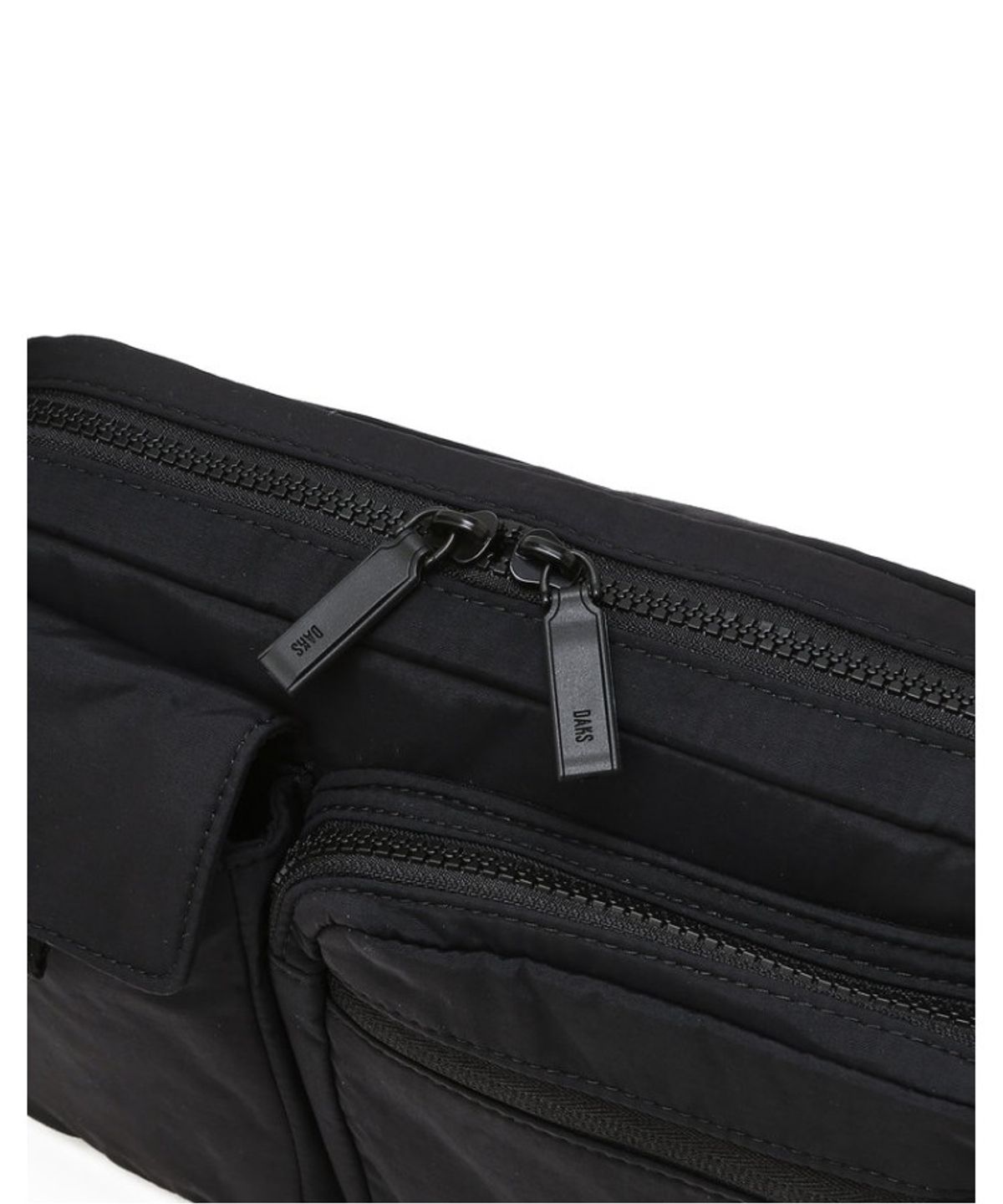 닥스 여성 액세서리(DAKS WOMENS ACCESSORIES) 블랙 투포켓 크로스백 _DBBA6EG35BK