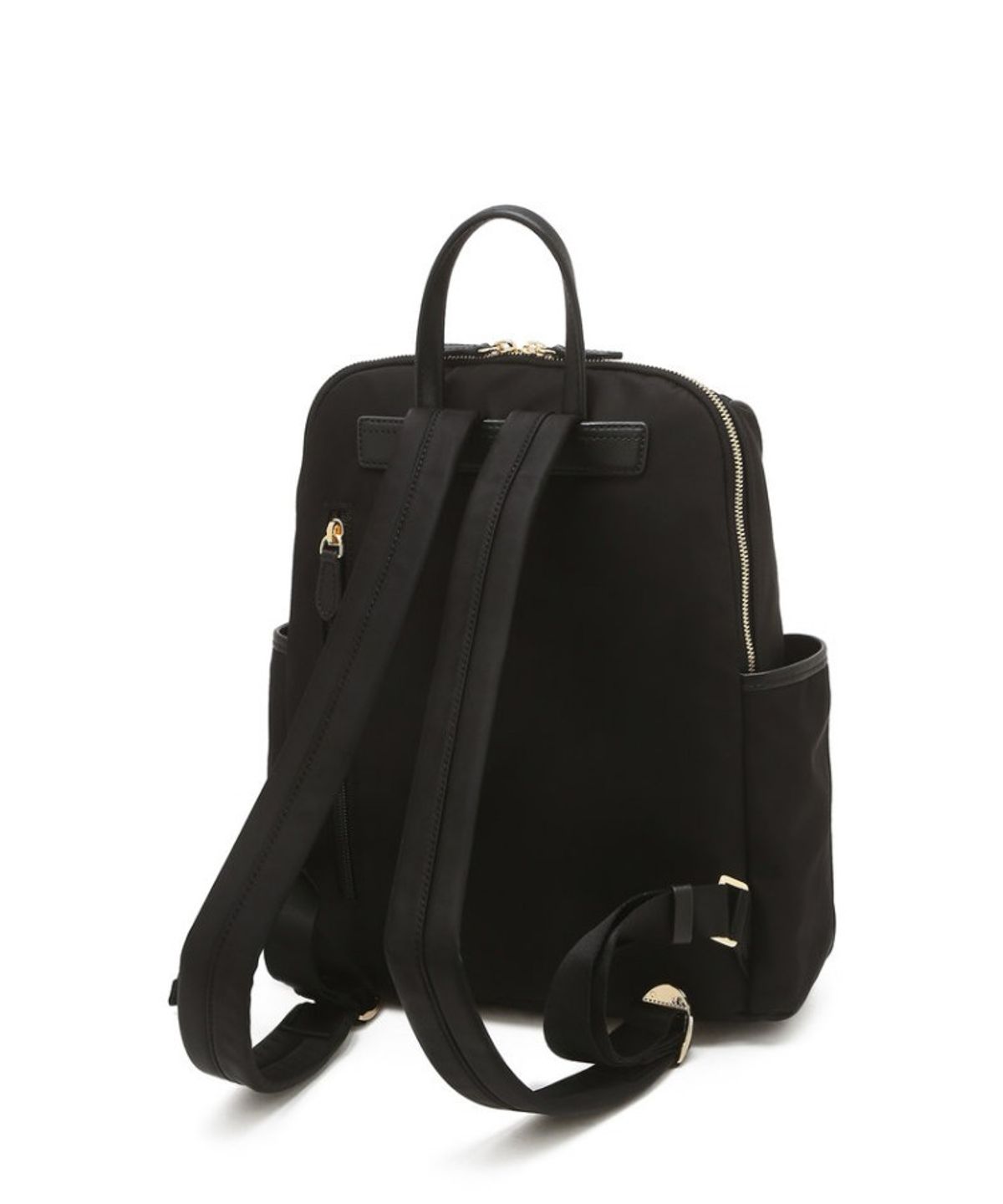 닥스 여성 액세서리(DAKS WOMENS ACCESSORIES) 블랙 앤틱 DD장식 나일론 백팩_DCBA6E334BK