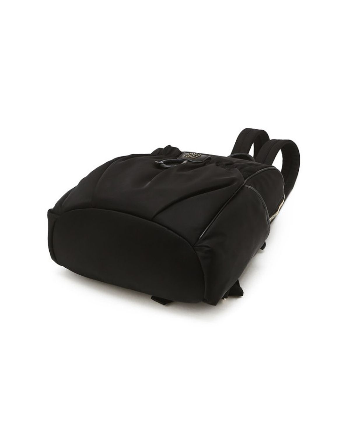닥스 여성 액세서리(DAKS WOMENS ACCESSORIES) 블랙 앤틱 DD장식 나일론 백팩_DCBA6E334BK