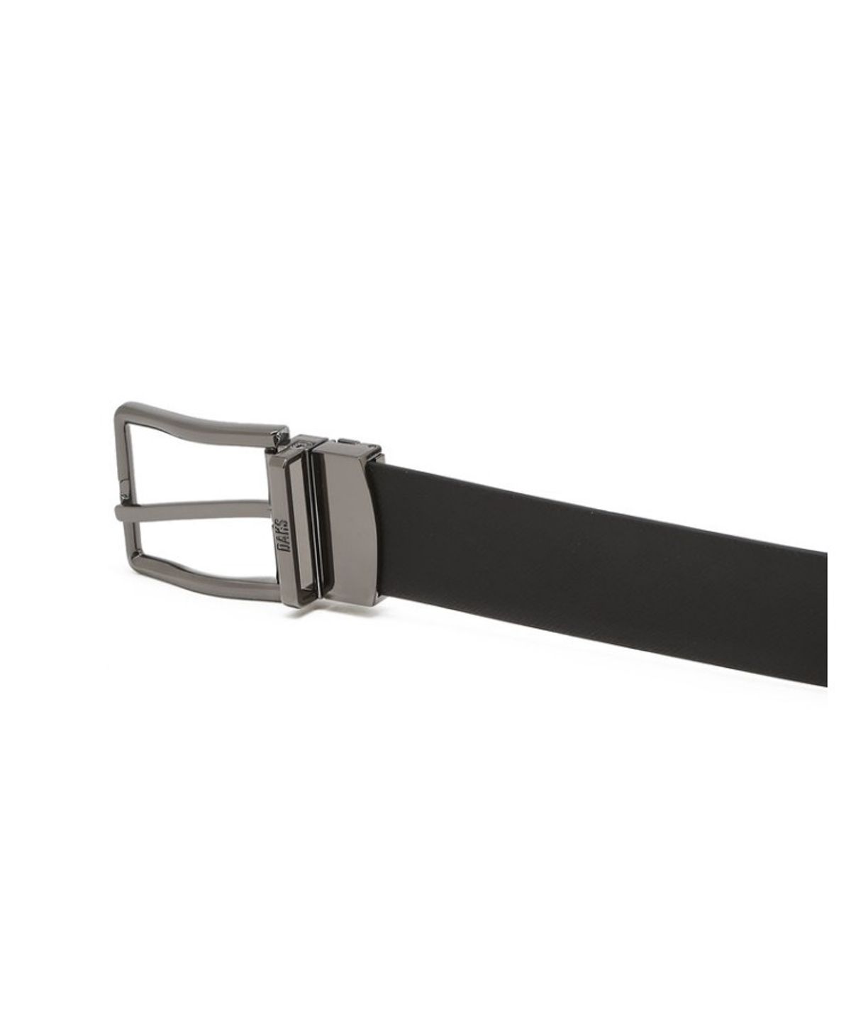 닥스 남성 액세서리(DAKS MEN'S ACCESSORIES) 블랙 스퀘어 버클 벨트_DBBE6E600BK