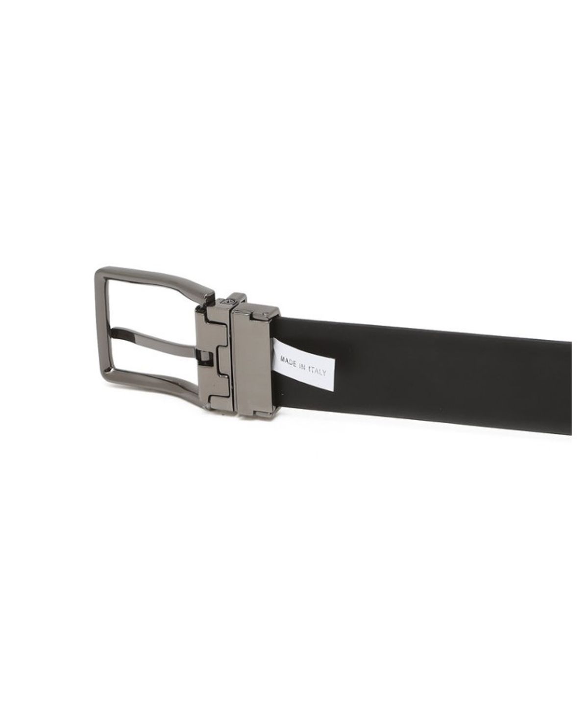 닥스 남성 액세서리(DAKS MEN'S ACCESSORIES) 블랙 스퀘어 버클 벨트_DBBE6E600BK