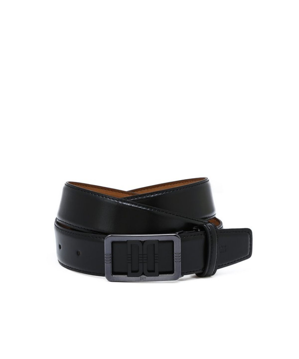 닥스 남성 액세서리(DAKS MEN'S ACCESSORIES) 이태리 수입가죽 블랙 후크벨트_DBBE6E373BK