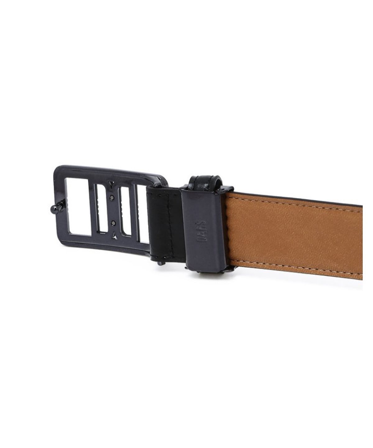 닥스 남성 액세서리(DAKS MEN'S ACCESSORIES) 이태리 수입가죽 블랙 후크벨트_DBBE6E373BK