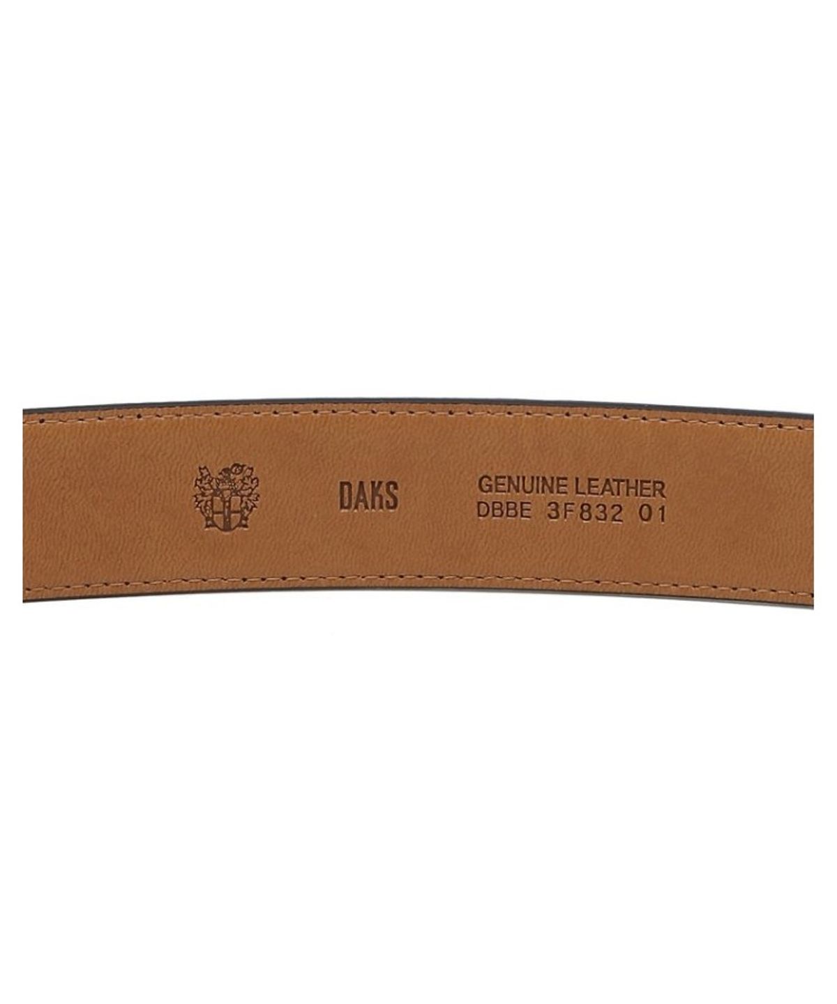 닥스 남성 액세서리(DAKS MEN'S ACCESSORIES) 블랙 프리미엄 유럽 수입가죽 체크라인 자동벨트_DBBE6F832BK