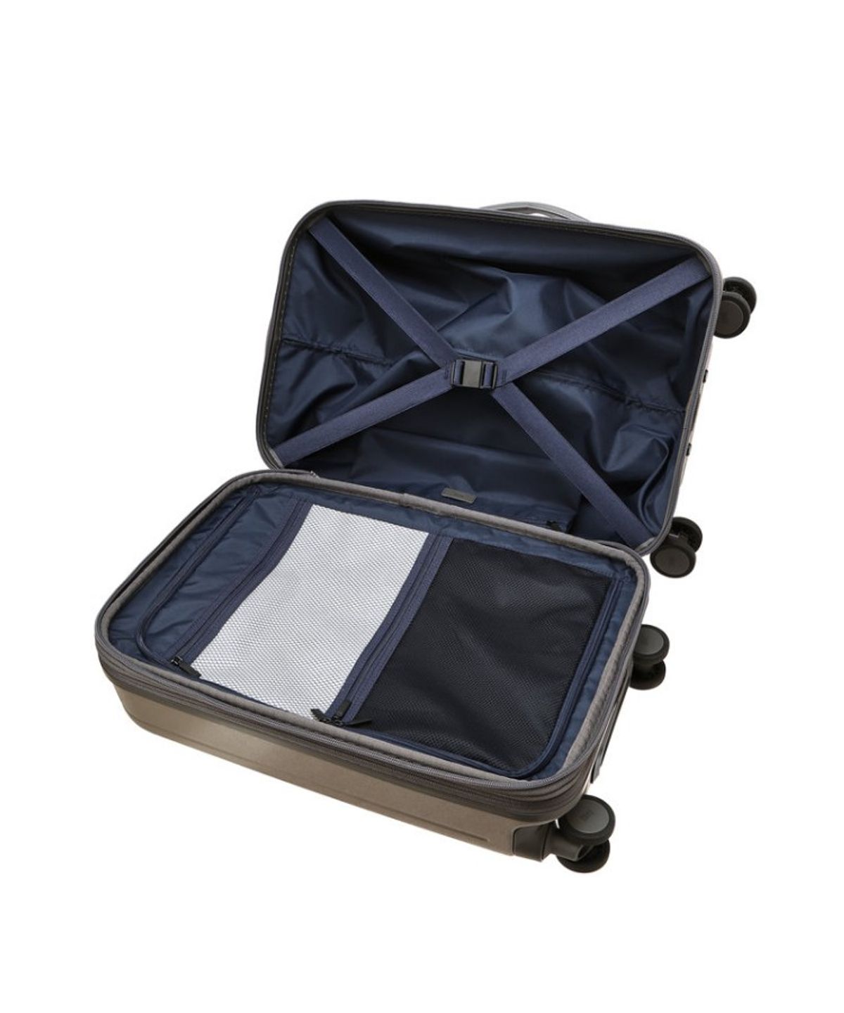 닥스 남성 액세서리(DAKS MEN'S ACCESSORIES) 그레이쉬카키 단색 폴리카보네이트 하드캐리어_DBBA6E511K5