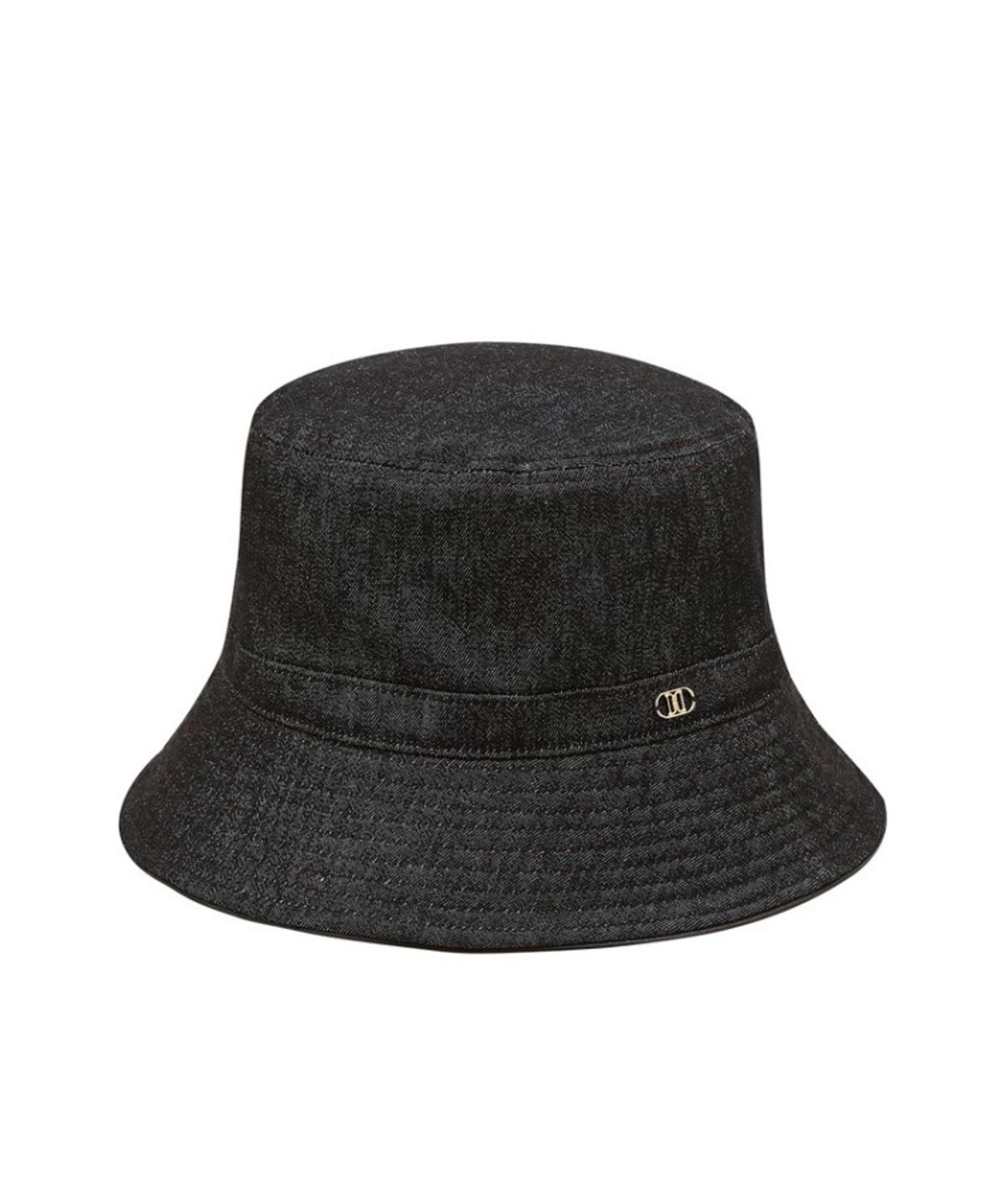 닥스 남성 액세서리(DAKS MEN'S ACCESSORIES) 블루 DD로고 면 버킷햇_DBHE5F275B3