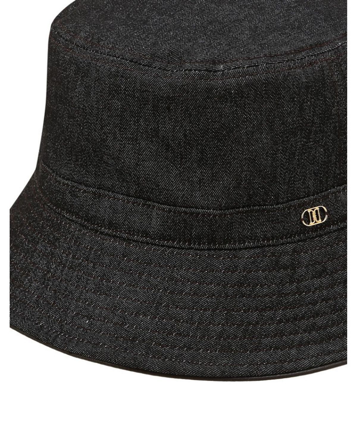 닥스 남성 액세서리(DAKS MEN'S ACCESSORIES) 블루 DD로고 면 버킷햇_DBHE5F275B3