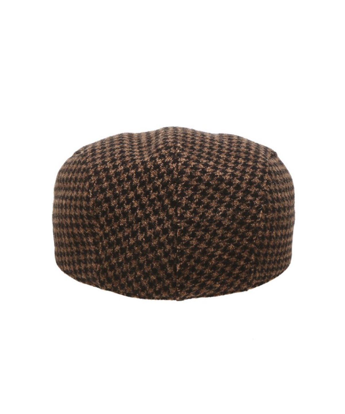 닥스 남성 액세서리(DAKS MEN'S ACCESSORIES) 브라운 체크 울혼방 헌팅캡_DBHE5F262W3