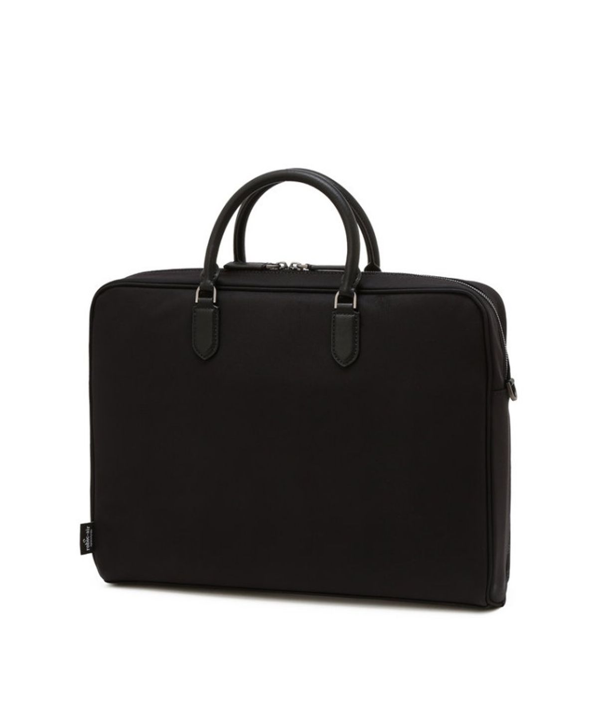 닥스 남성 액세서리(DAKS MEN'S ACCESSORIES) 블랙 DD로고 가죽 서류가방_DBBA6E581BK