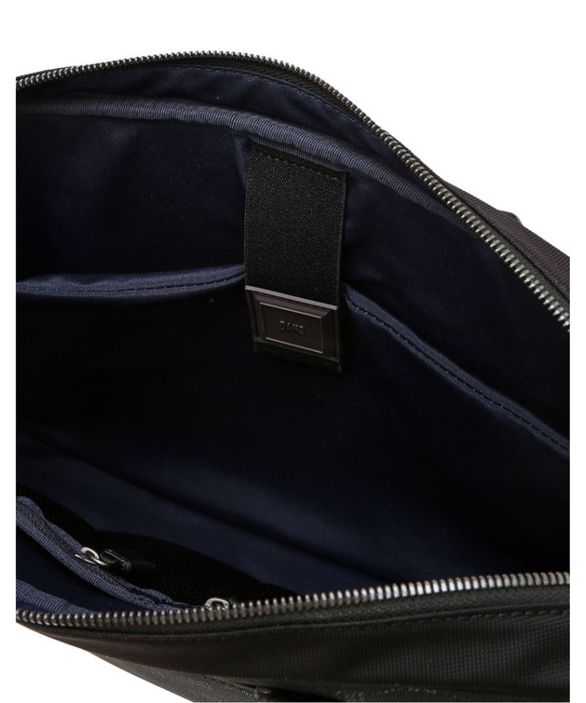 닥스 남성 액세서리(DAKS MEN'S ACCESSORIES) 블랙 DD로고 가죽 서류가방_DBBA6E581BK