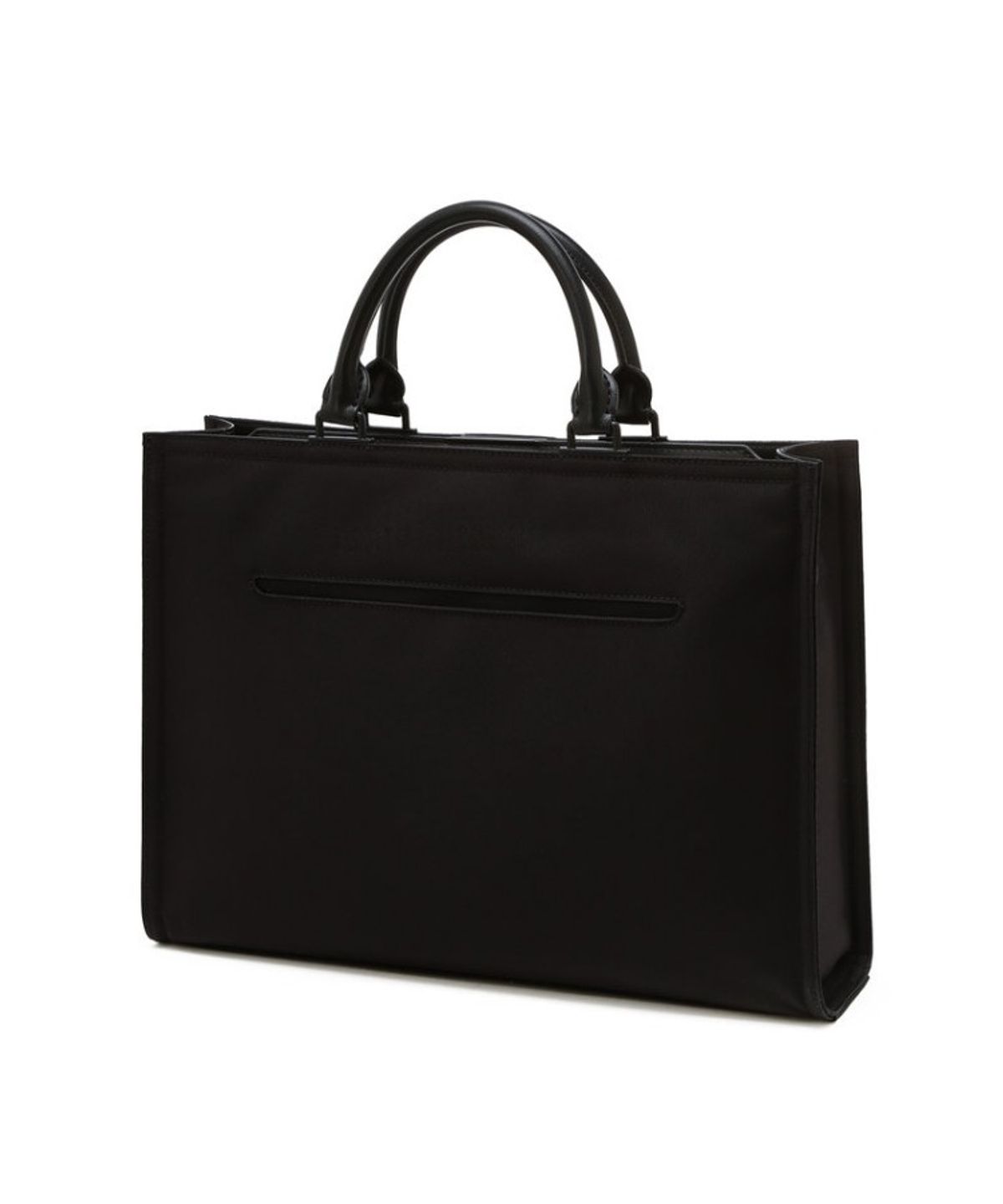 닥스 남성 액세서리(DAKS MEN'S ACCESSORIES) 블랙 버클장식 나일론 서류가방_DBBA6E029BK