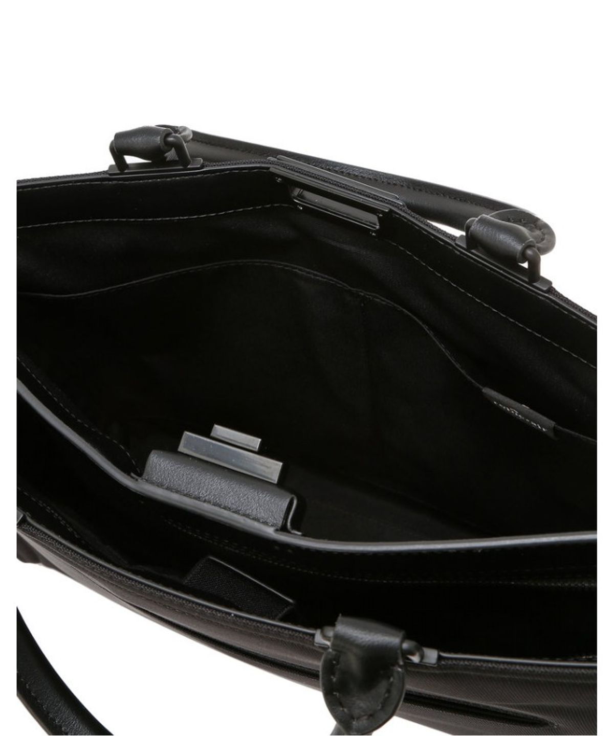 닥스 남성 액세서리(DAKS MEN'S ACCESSORIES) 블랙 버클장식 나일론 서류가방_DBBA6E029BK