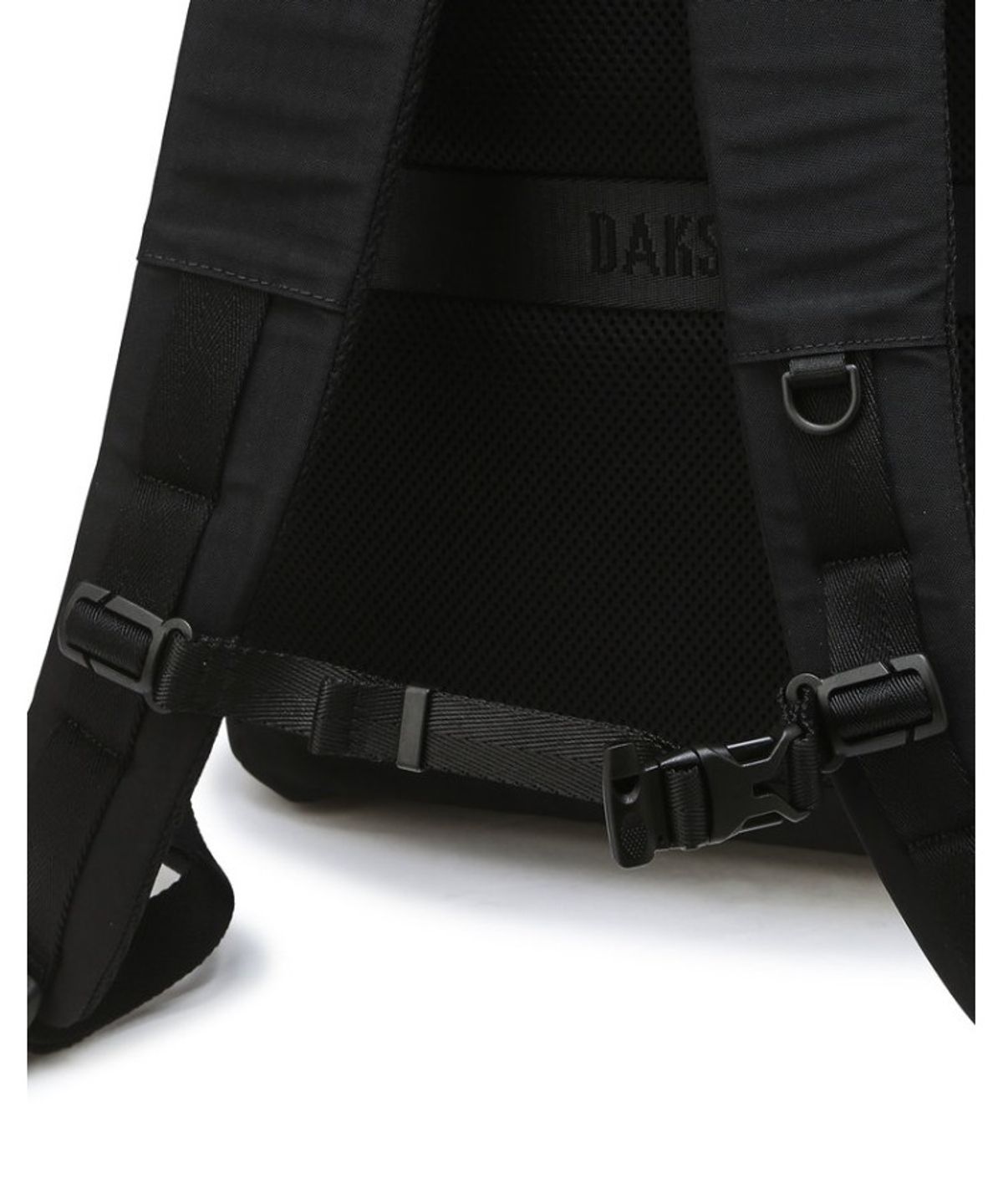 닥스 남성 액세서리(DAKS MEN'S ACCESSORIES) 블랙 플랩 발수코팅 나일론_DBBA6E650BK