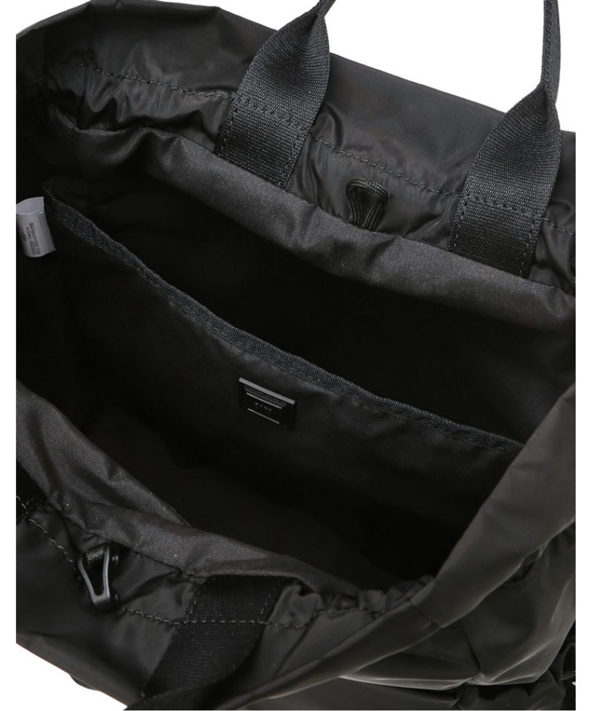 닥스 남성 액세서리(DAKS MEN'S ACCESSORIES) 실버 스트링 백팩_DBBA6EG44BK