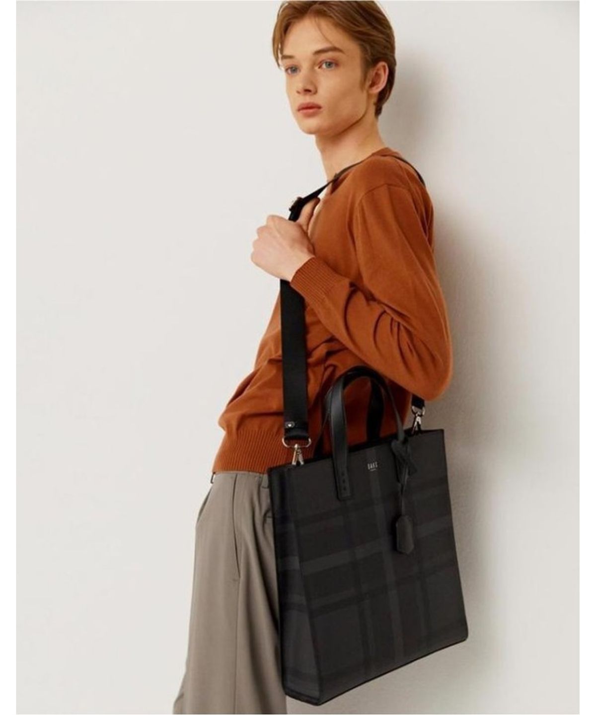 닥스 남성 액세서리(DAKS MEN'S ACCESSORIES) 블랙 타탄체크_DBBA6F974BK